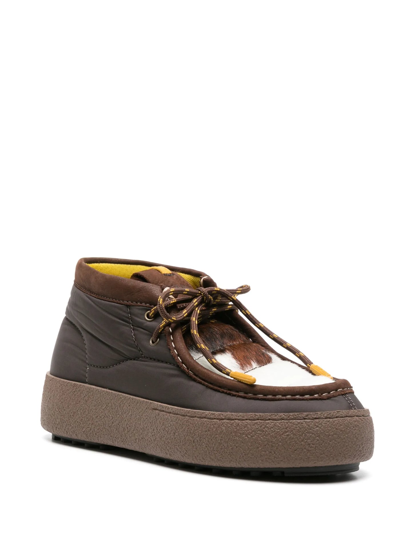 Mtrack Mid cow-print boots