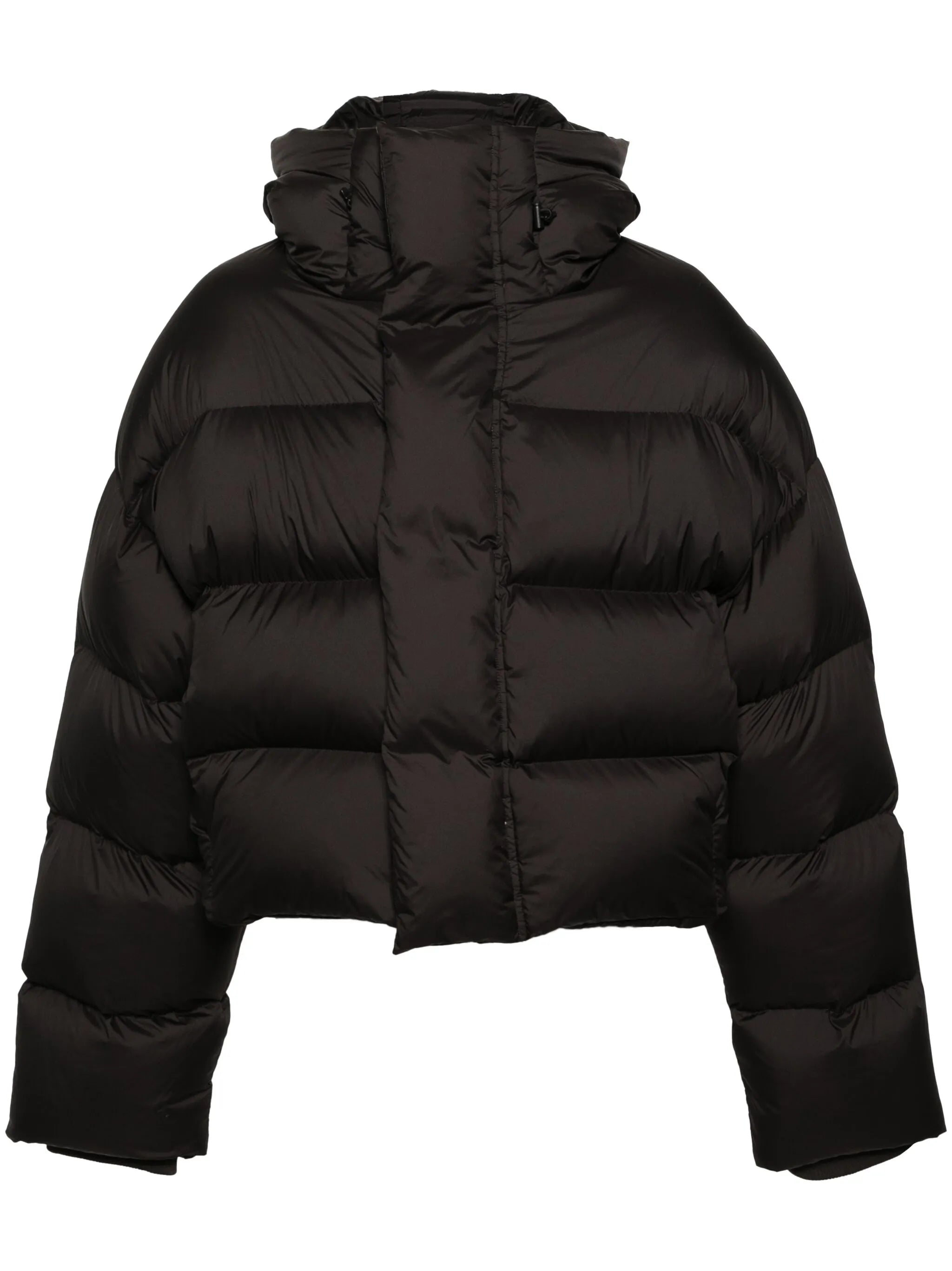 hooded duck-down puffer jacket