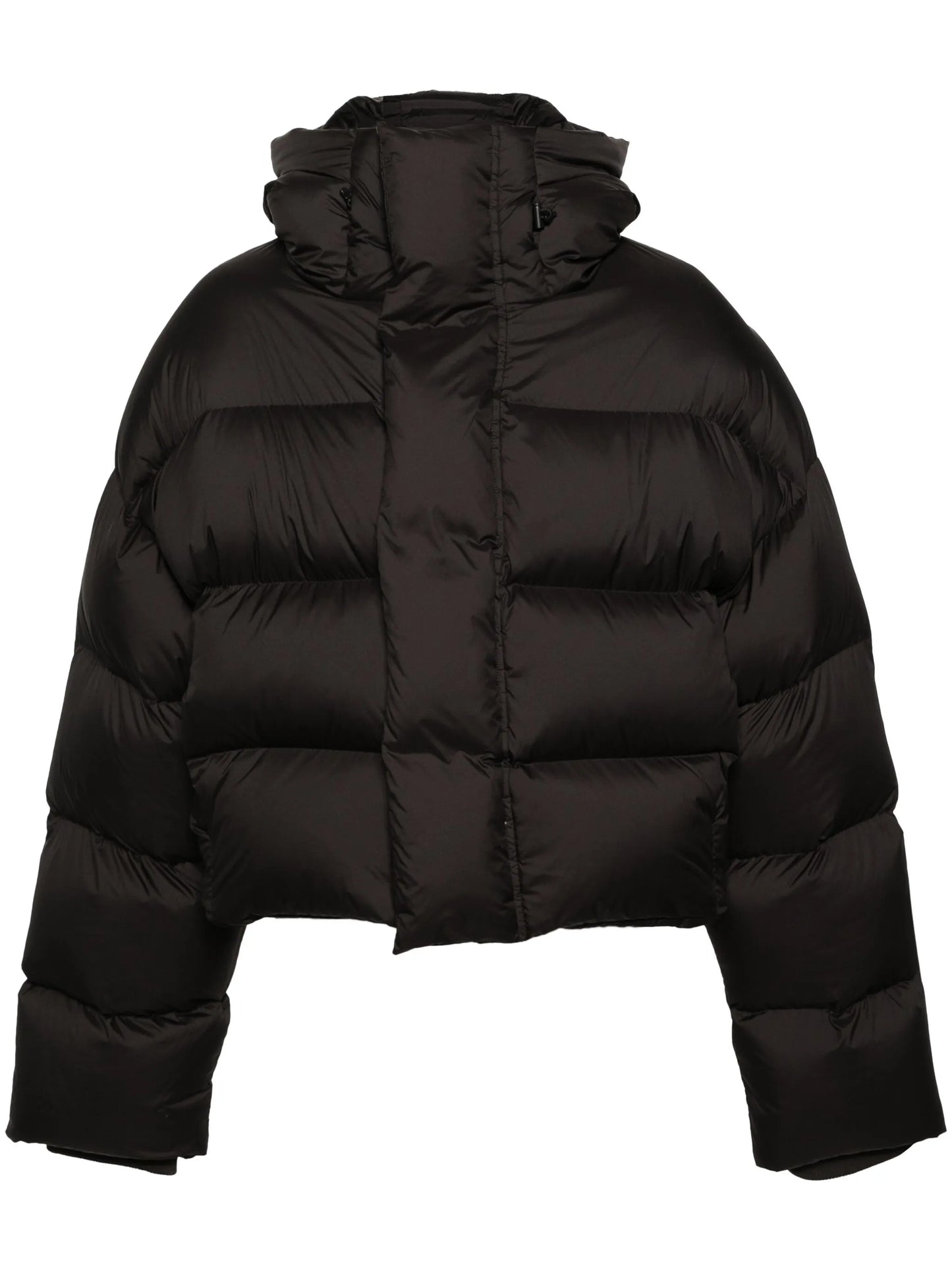 hooded duck-down puffer jacket