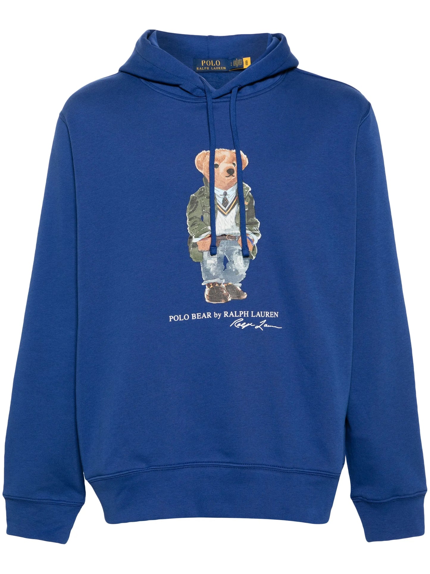 Polo Bear-print cotton hoodie