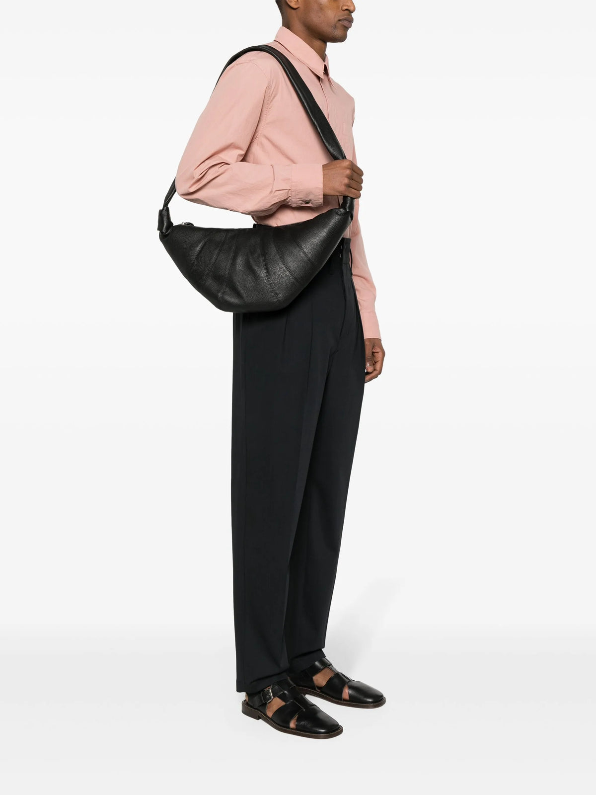 medium Croissant bag in leather