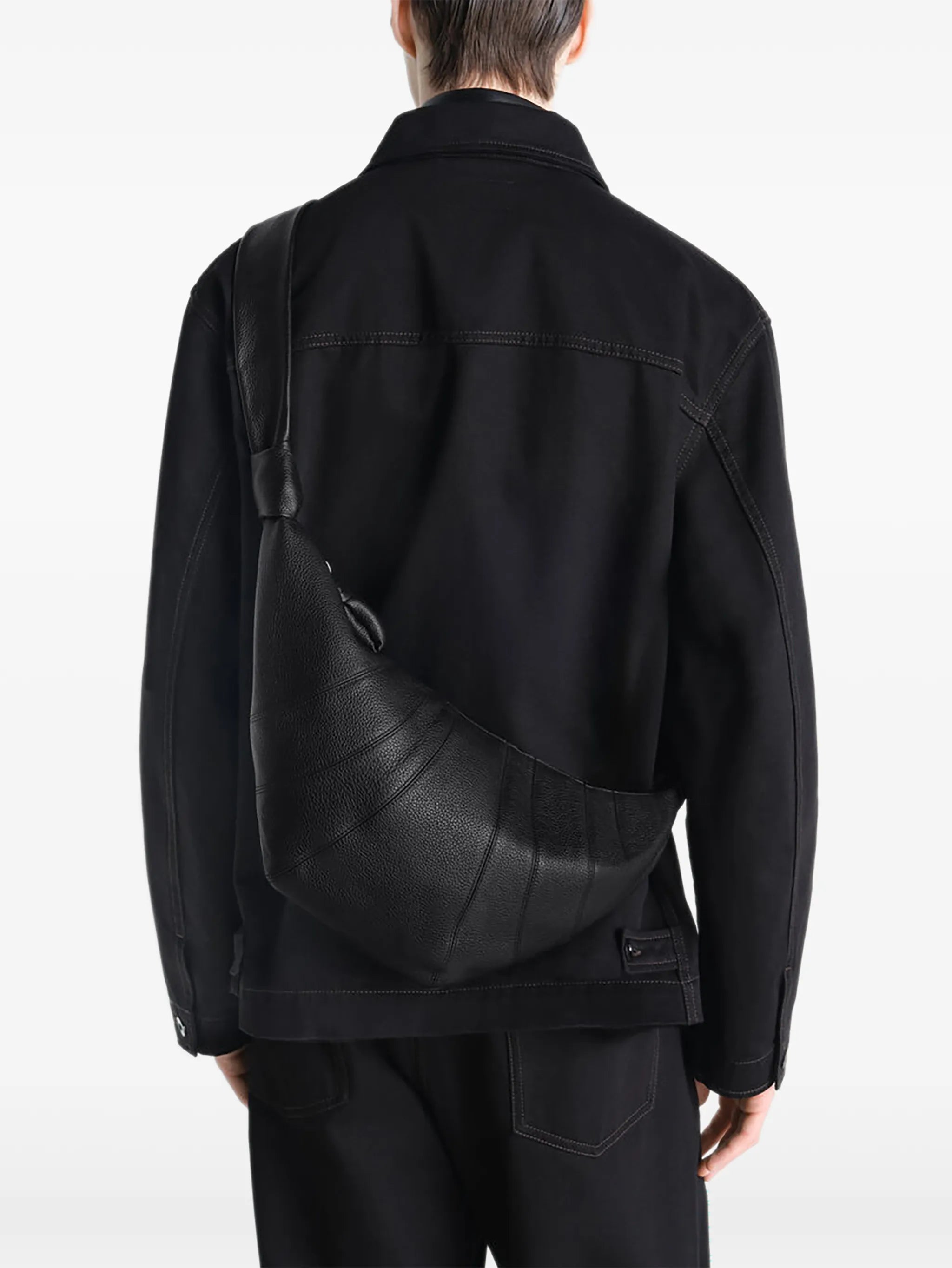 medium Croissant bag in leather