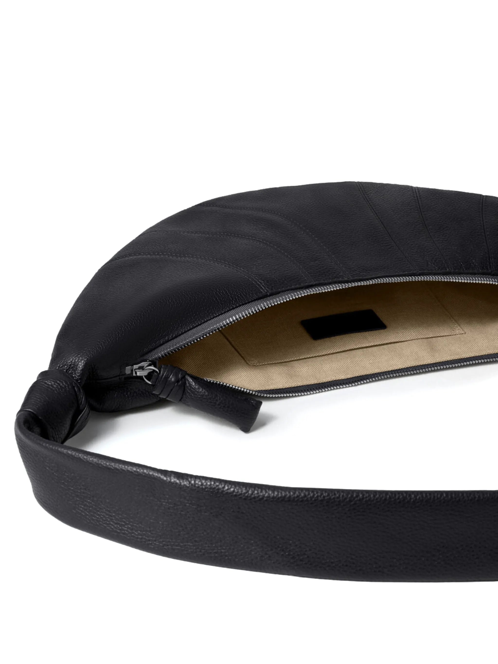medium Croissant bag in leather