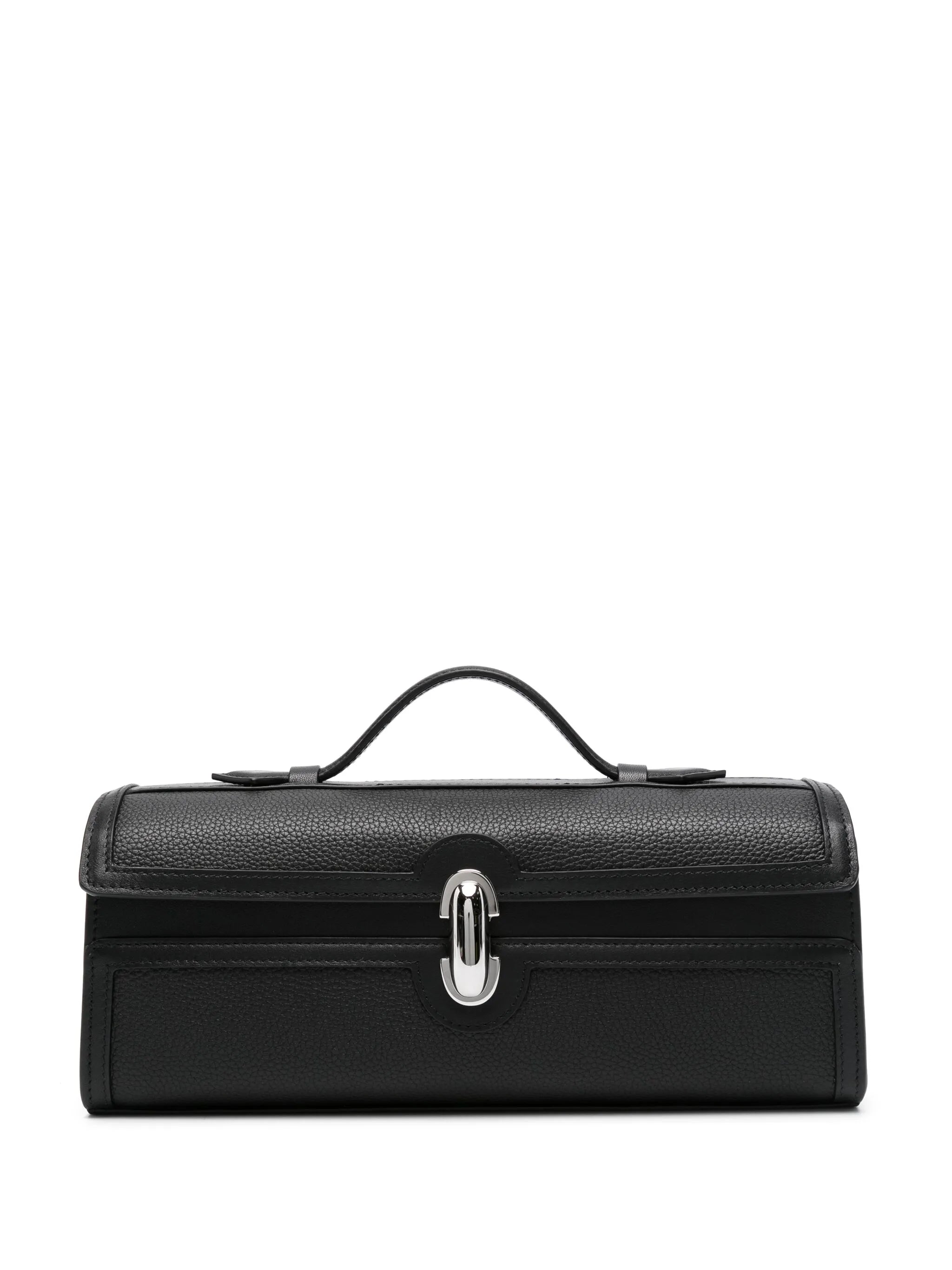 Slim Symmetry leather tote bag