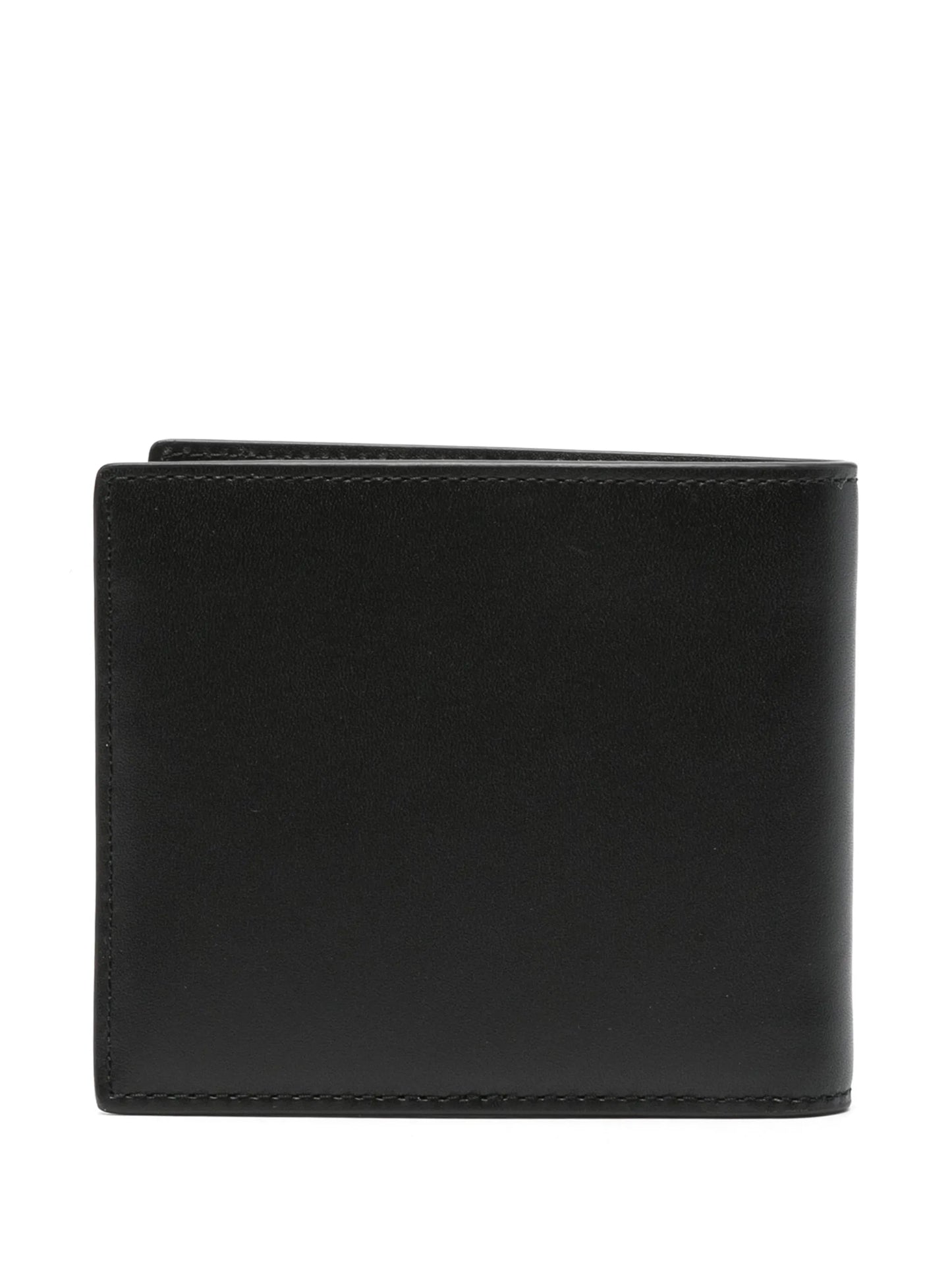 logo-embossed leather wallet