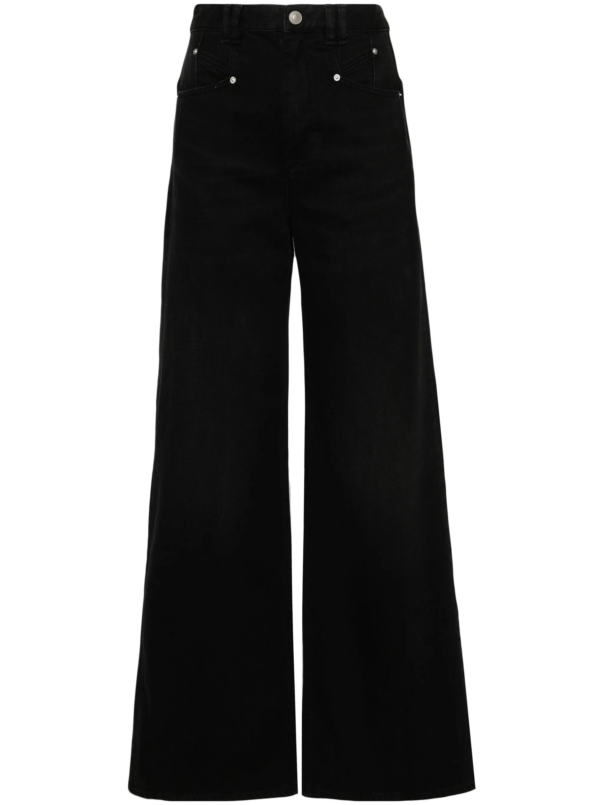 Lemony wide-leg jeans