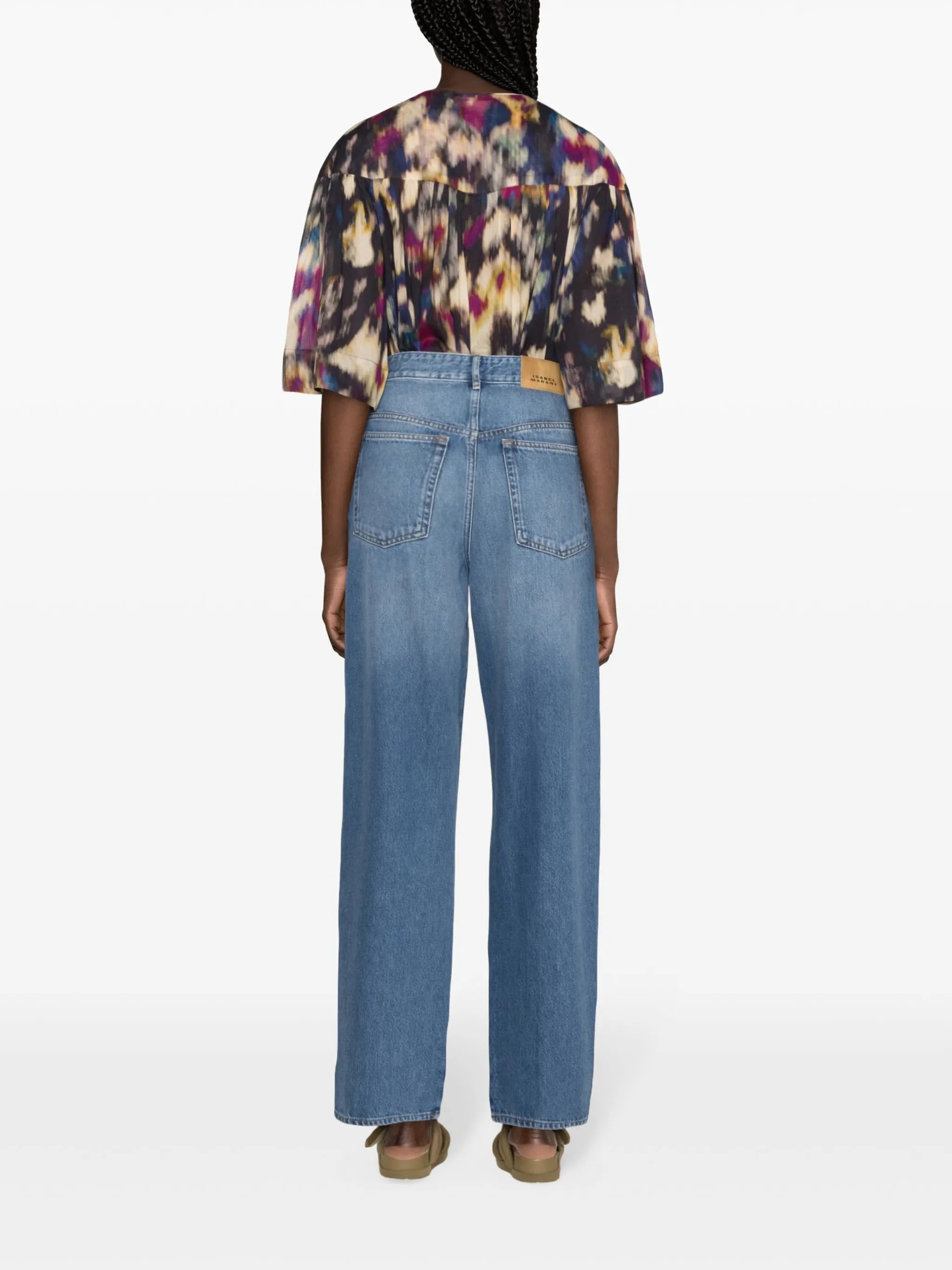 Vetan high-rise boyfriend jeans