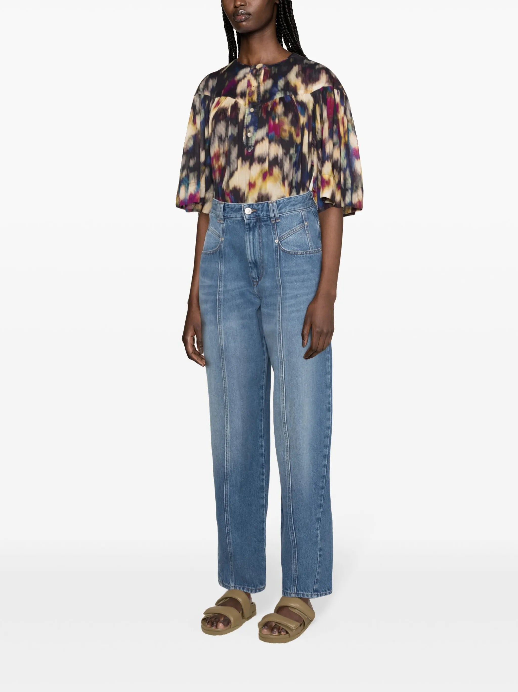 Vetan high-rise boyfriend jeans