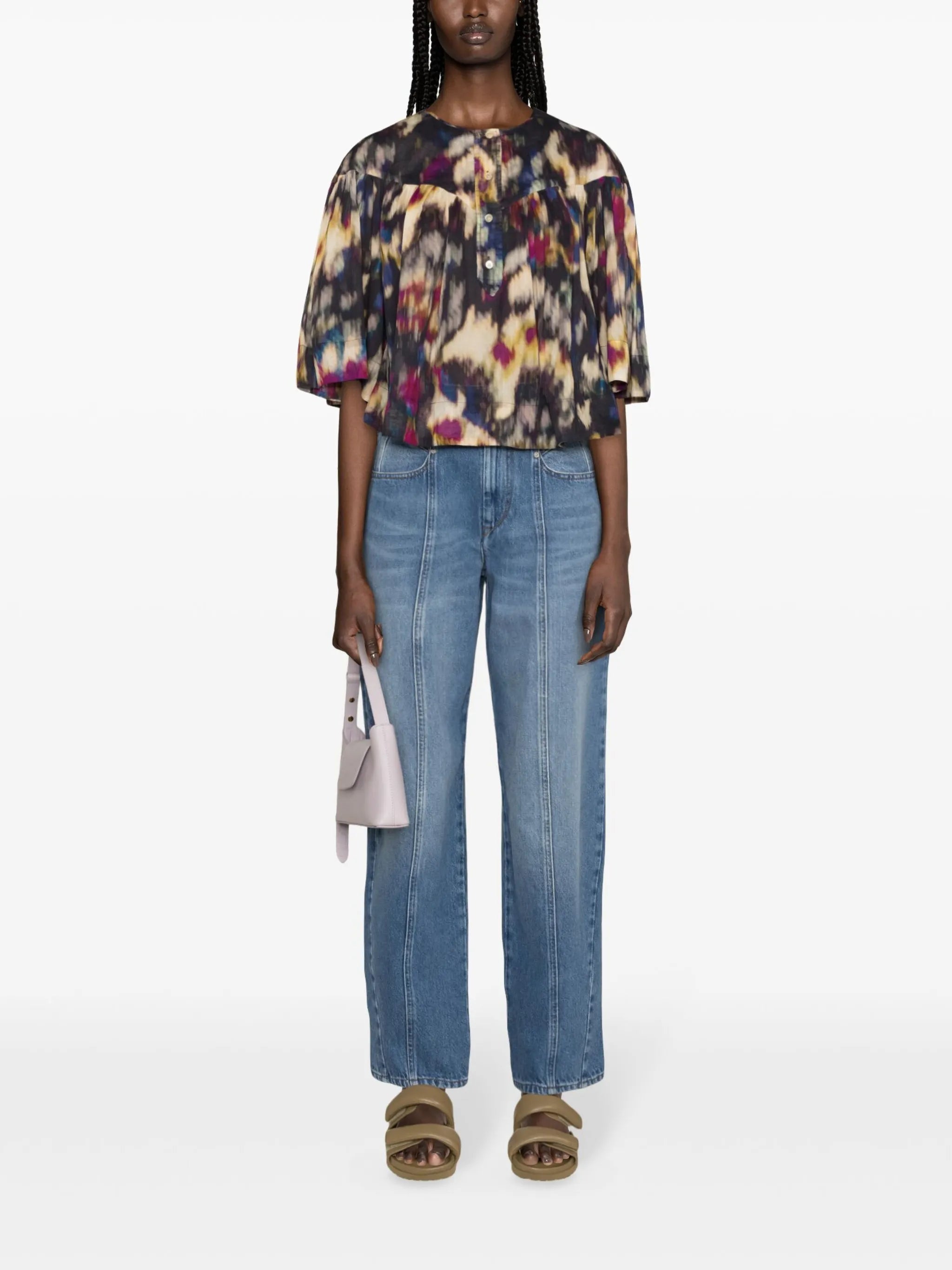 Vetan high-rise boyfriend jeans
