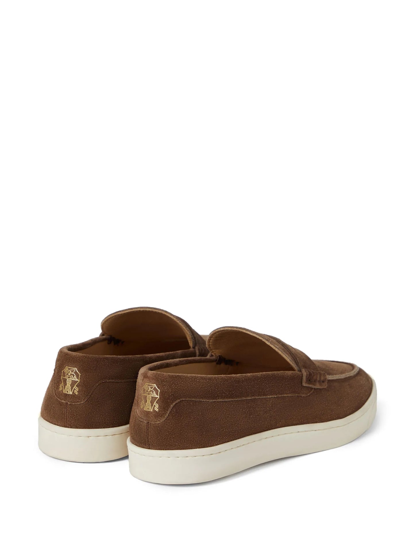 suede penny loafers