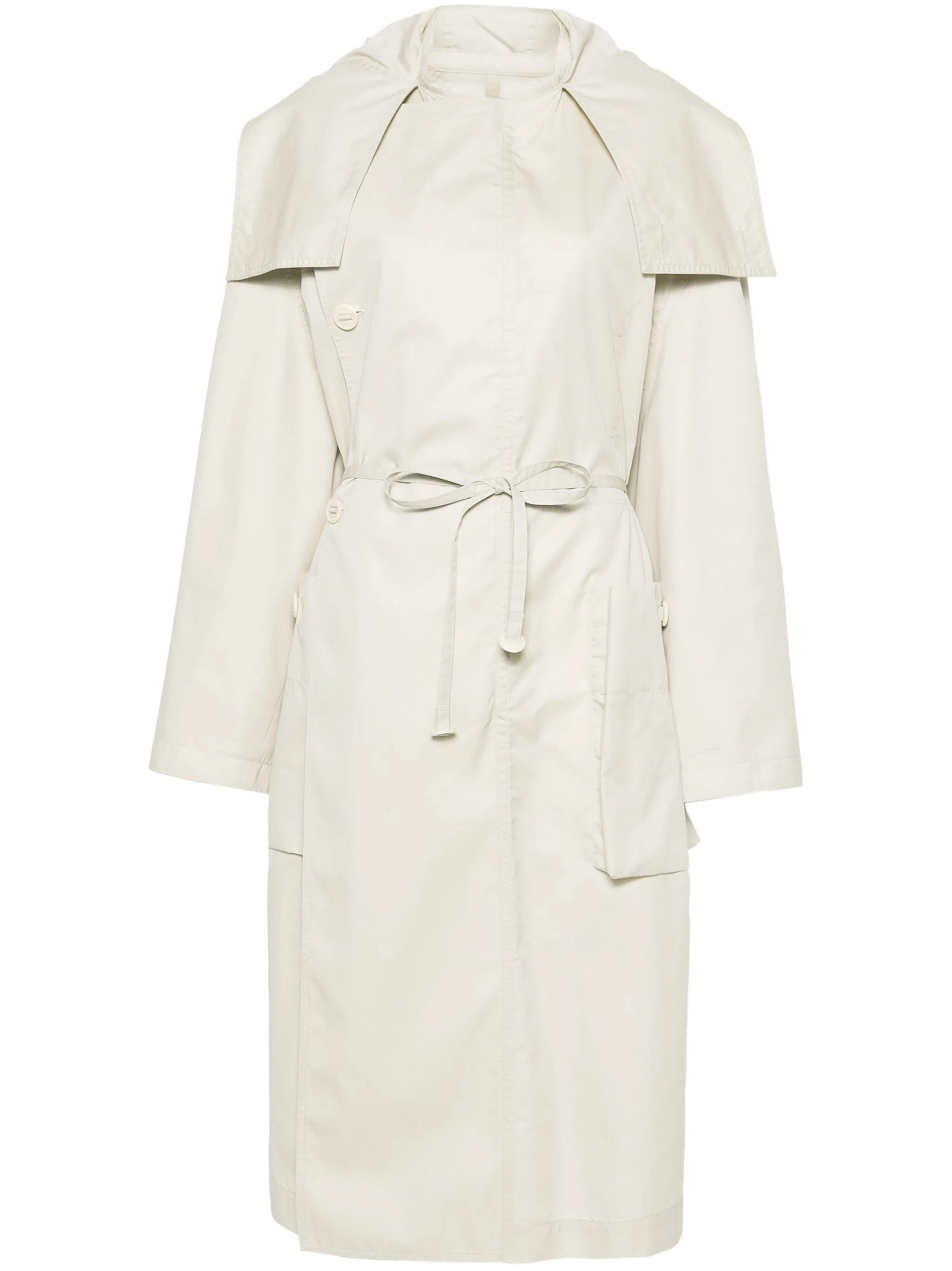 asymmetric-design coat