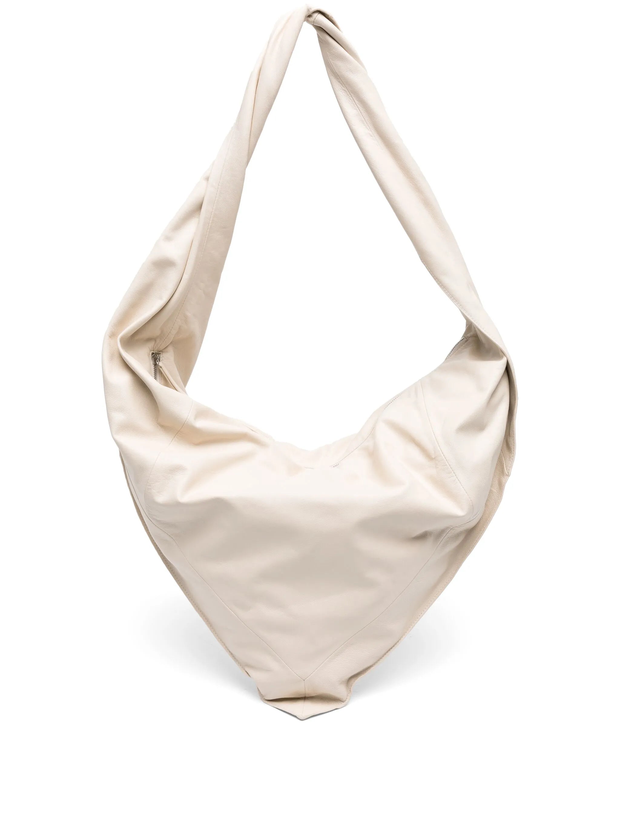 Scarf leather crossbody bag