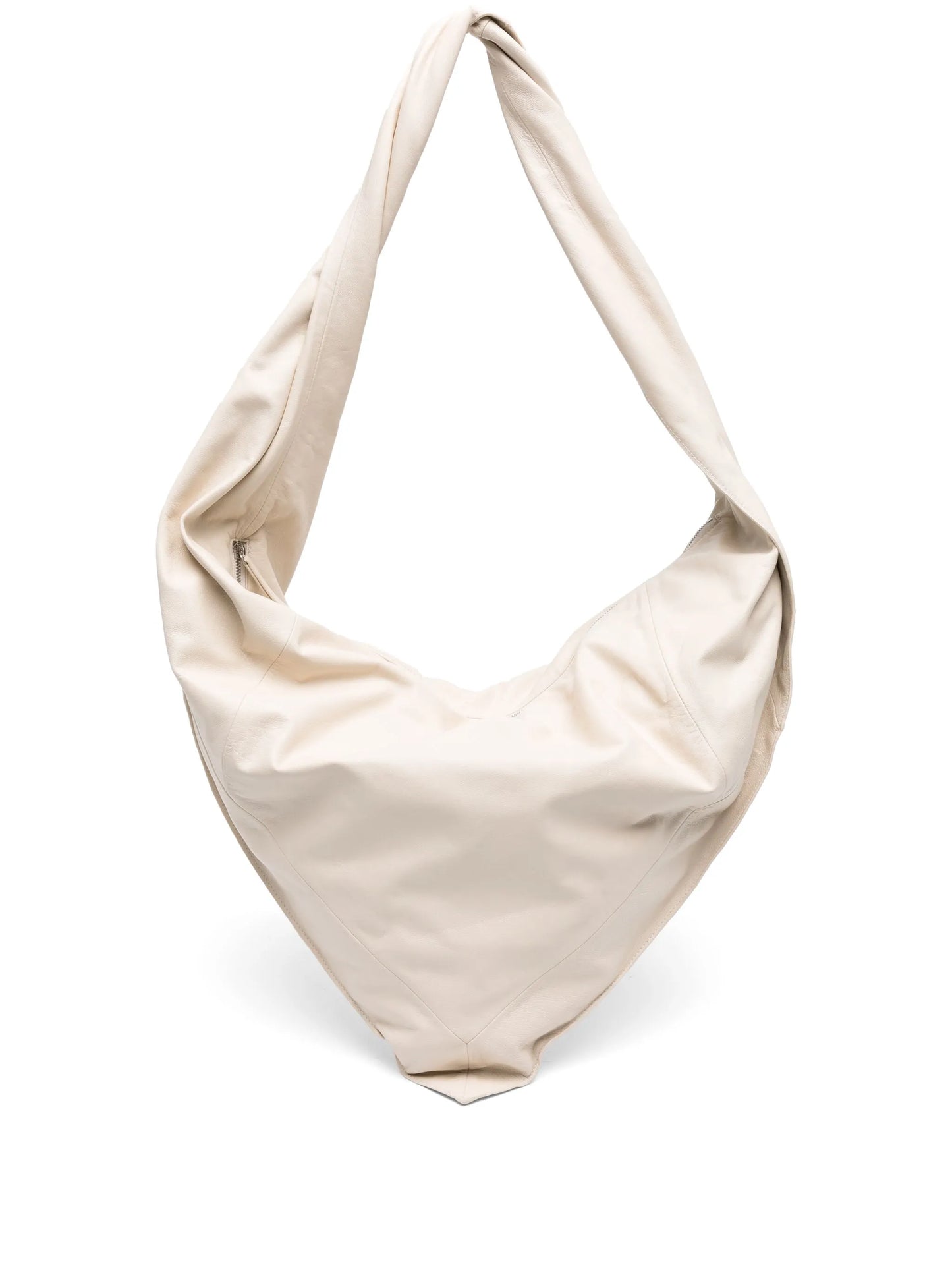 Scarf leather crossbody bag