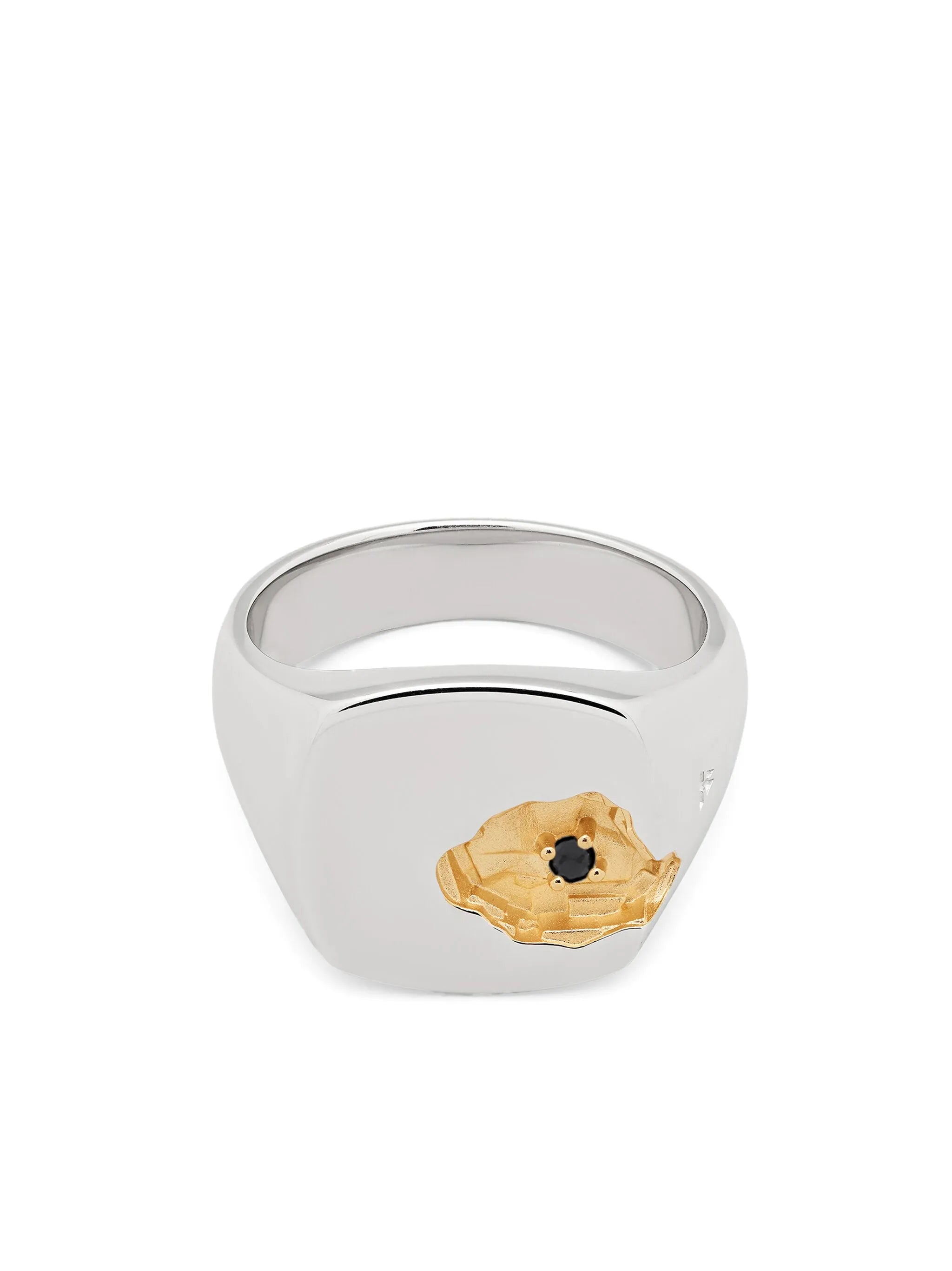 Mined diamond ring
