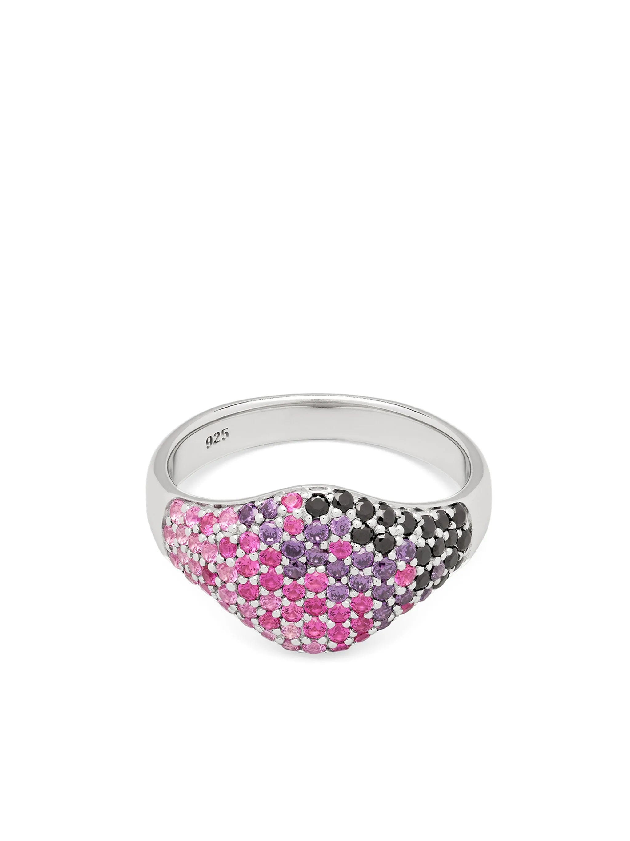 mini Sunset cocktail ring