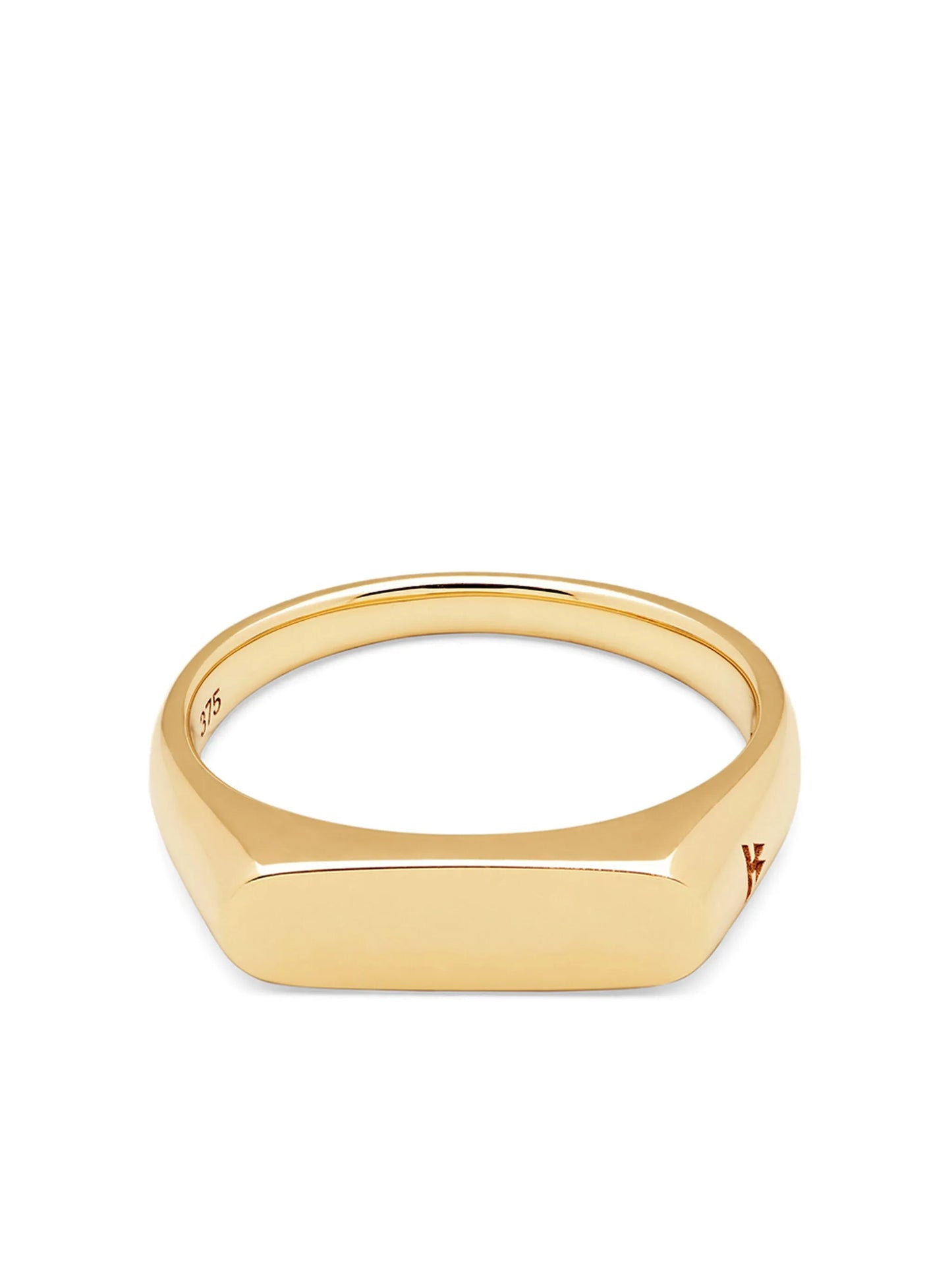 9kt yellow gold Knut ring