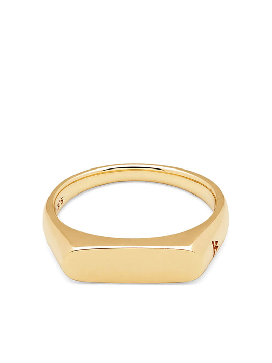 9kt yellow gold Knut ring