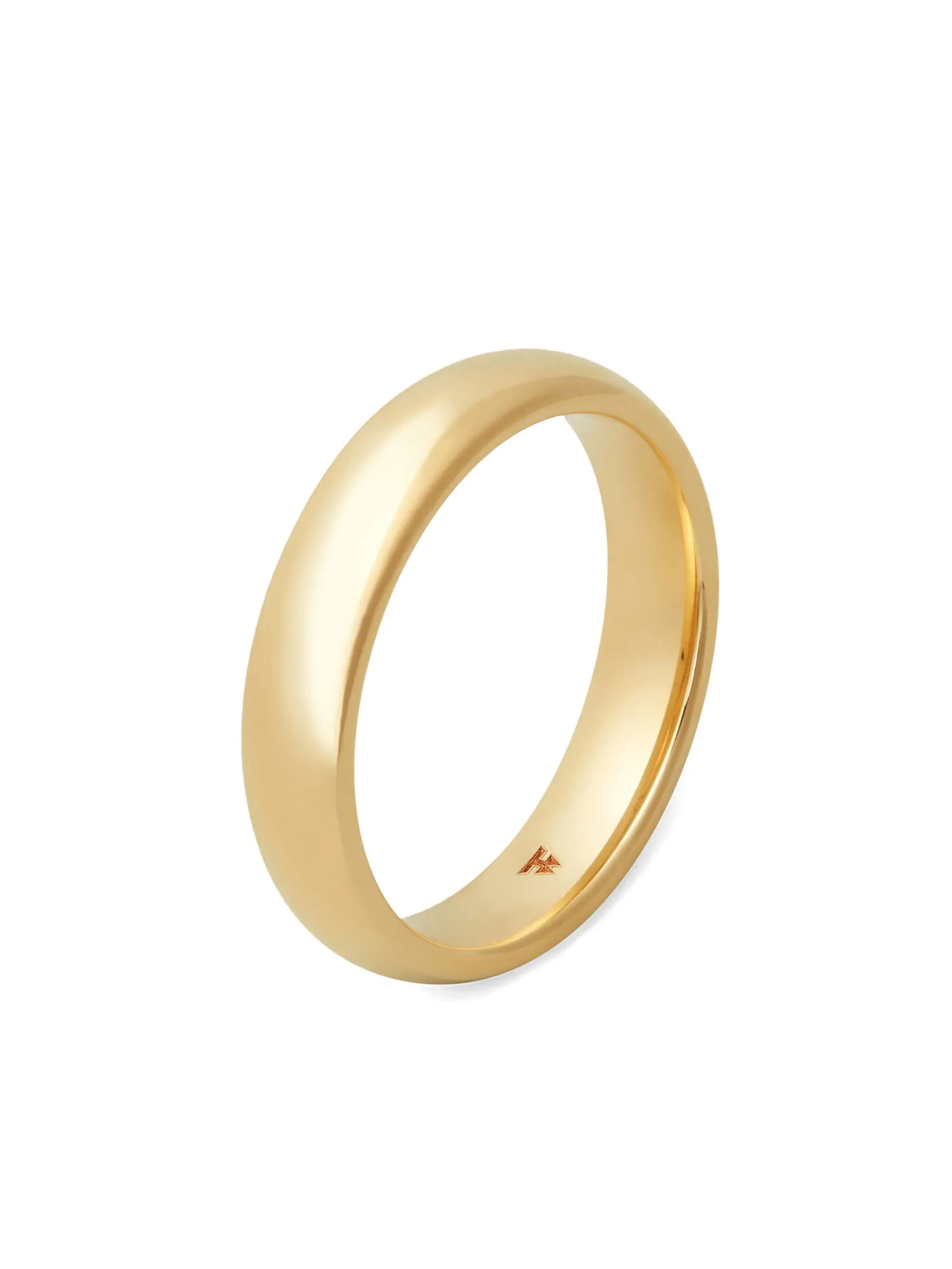 9kt yellow gold medium Classic Band ring