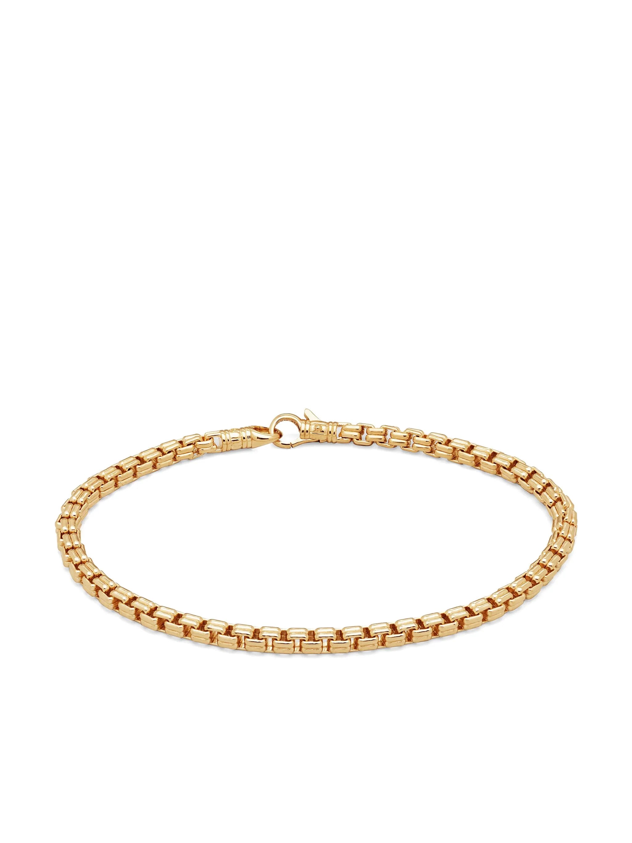9kt yellow gold Venetian bracelet
