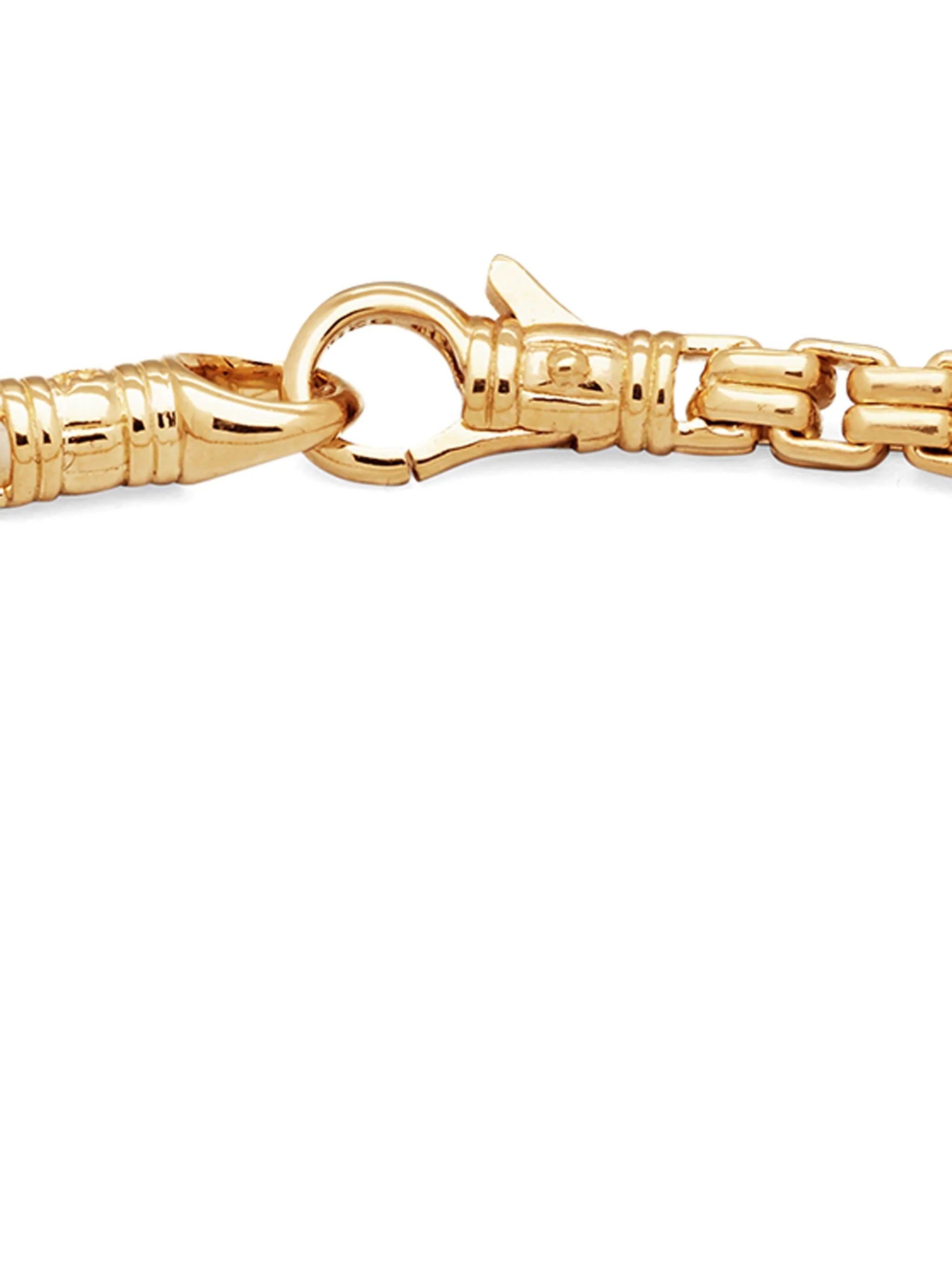 9kt yellow gold Venetian bracelet