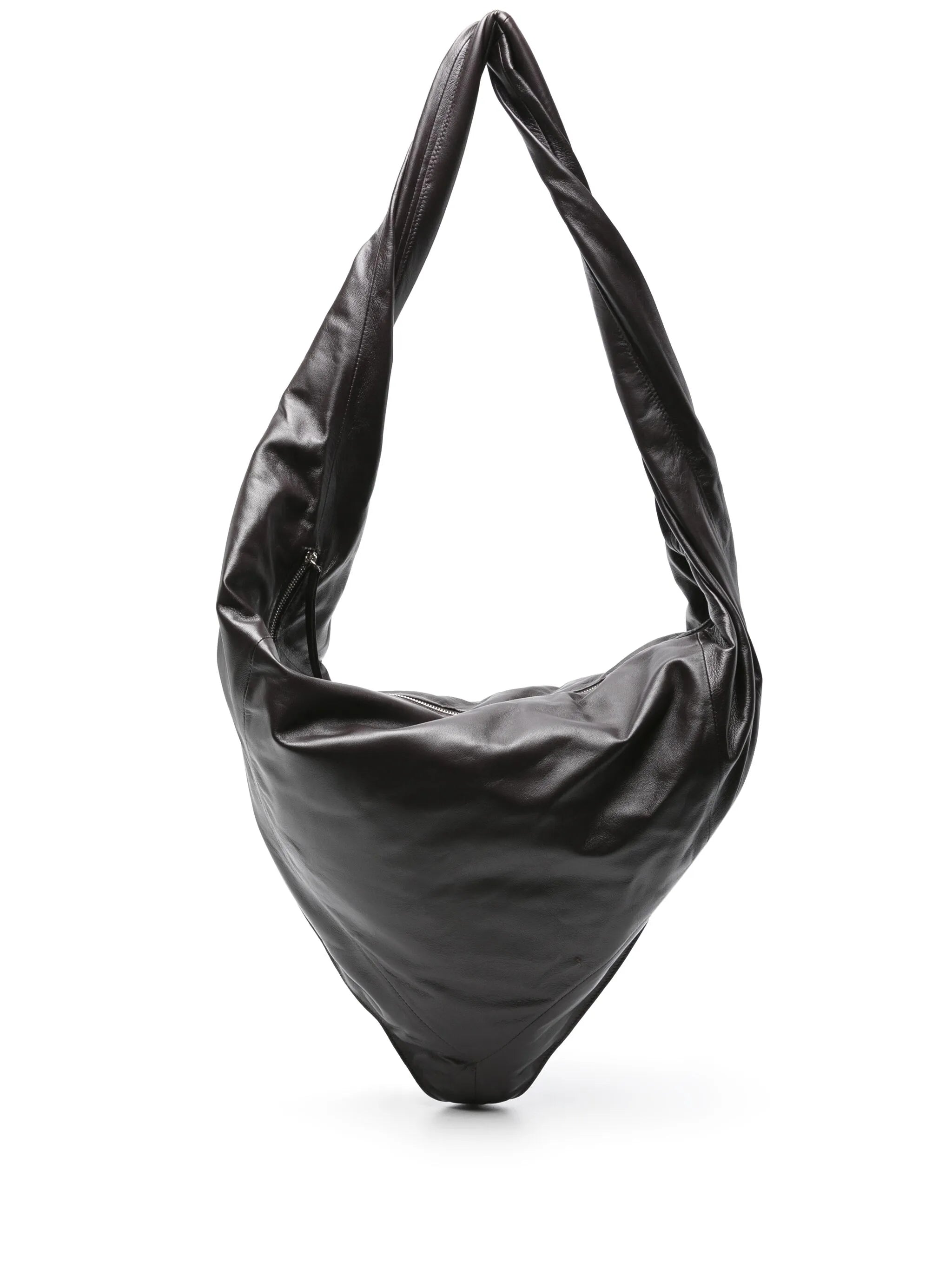 Scarf leather crossbody bag