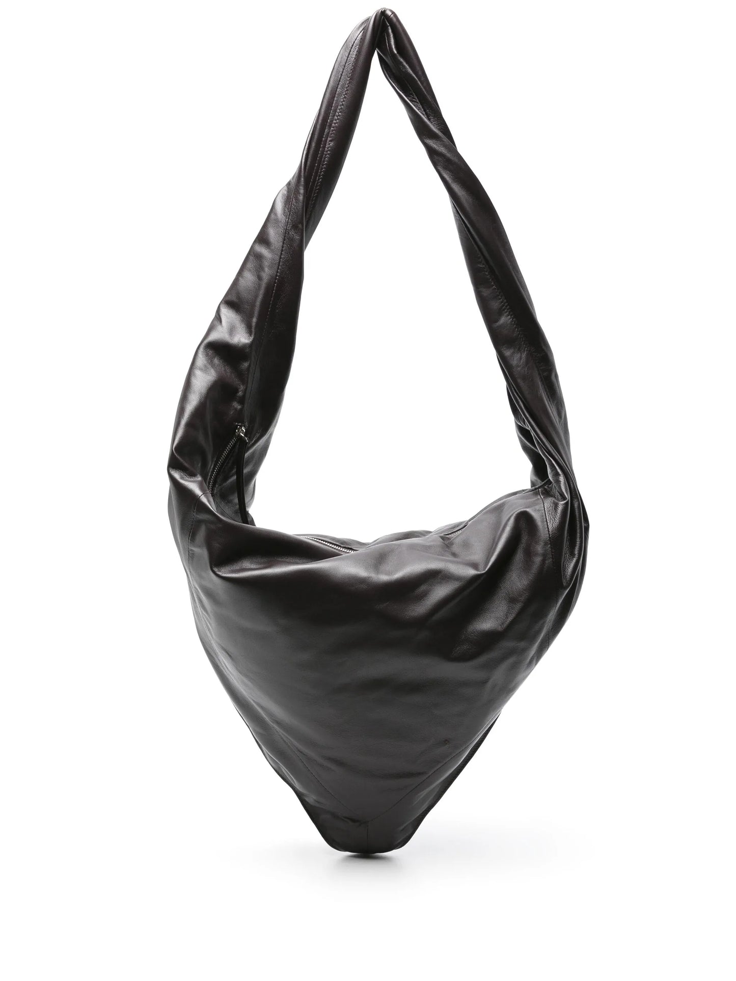 Scarf leather crossbody bag