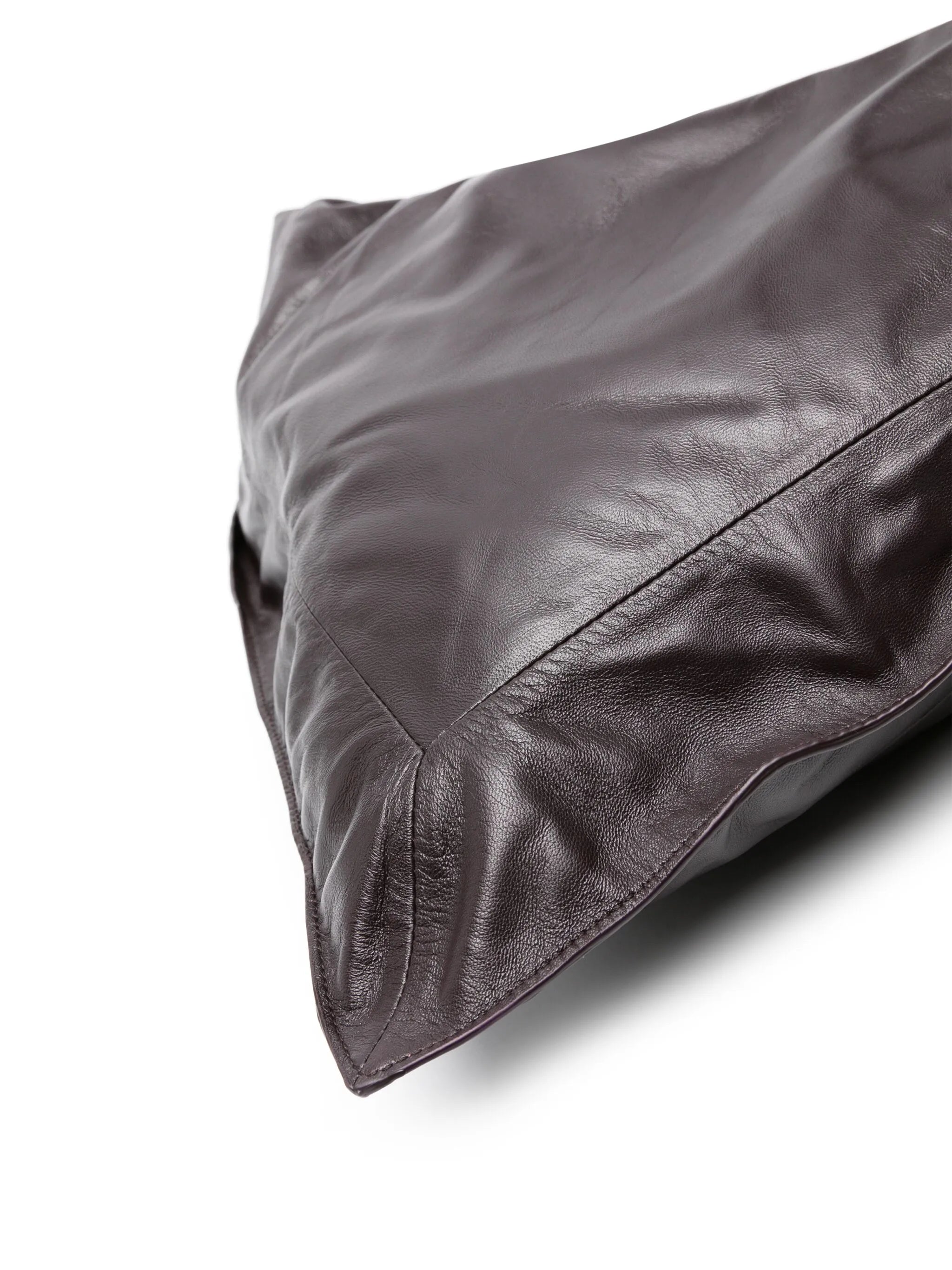 Scarf leather crossbody bag