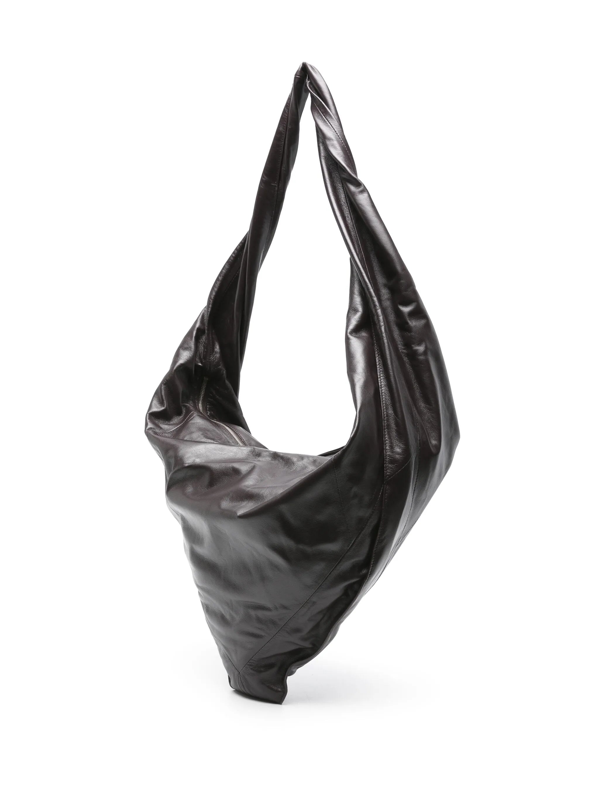 Scarf leather crossbody bag