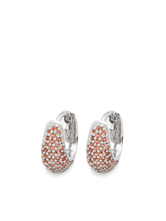 Sunset huggie earrings