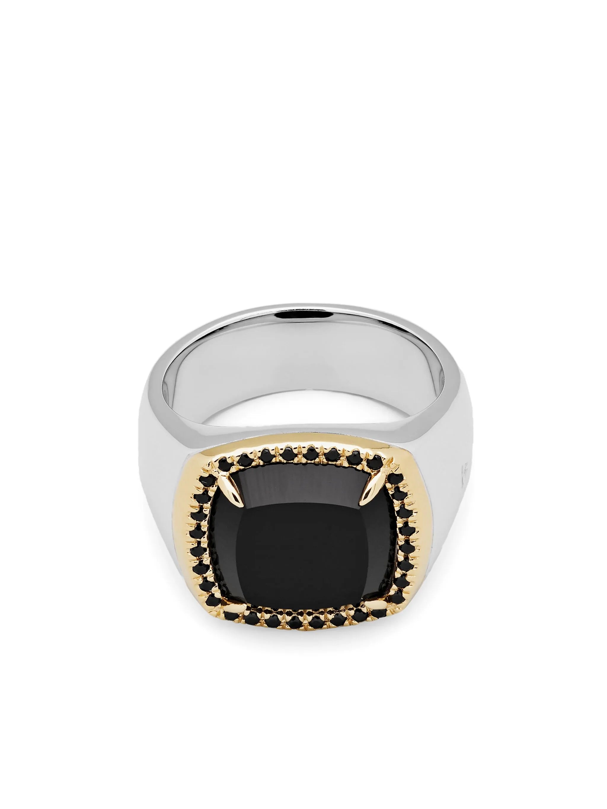 9kt gold and sterling silver May Ring gemstone ring