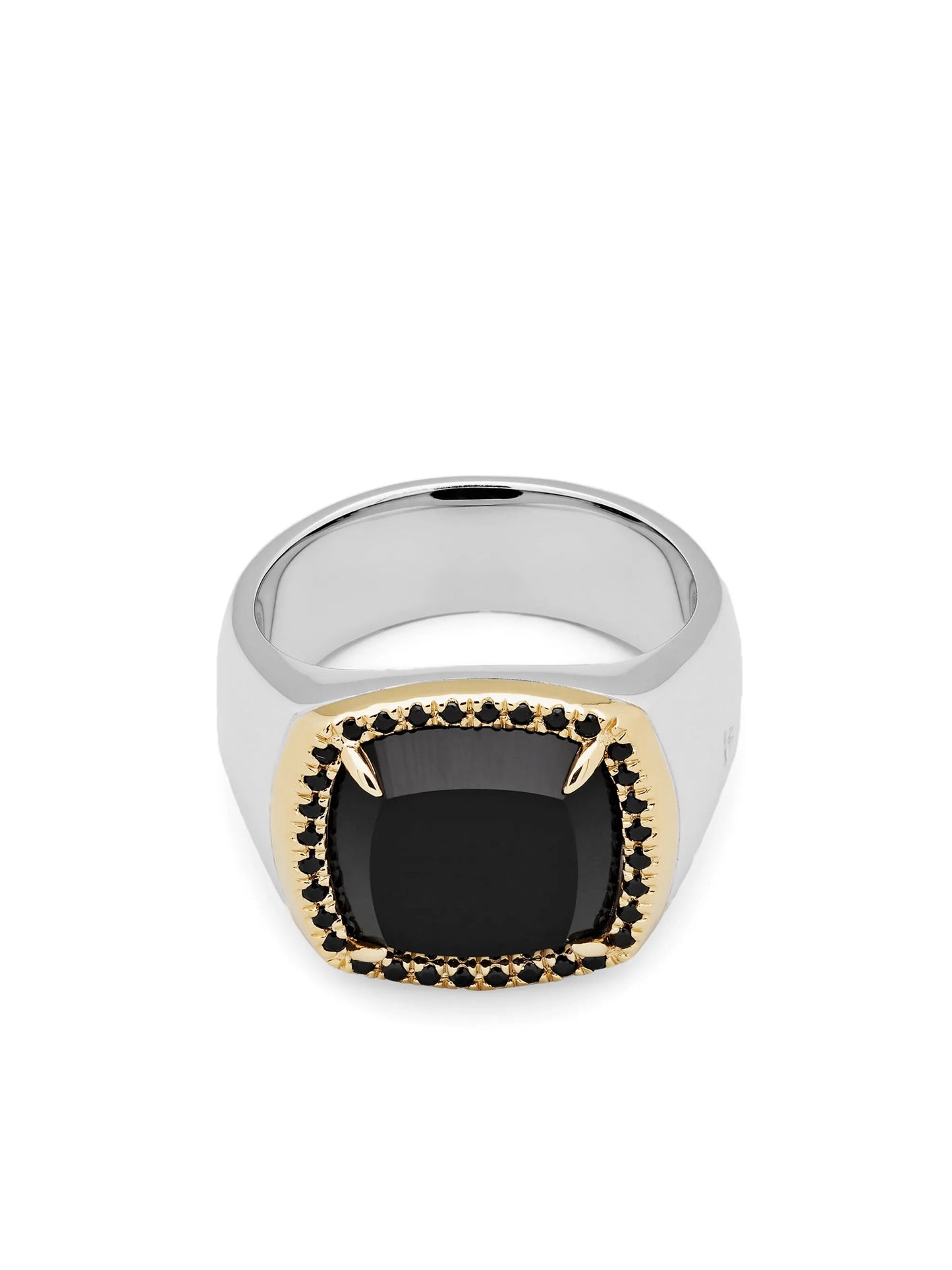 9kt gold and sterling silver May Ring gemstone ring