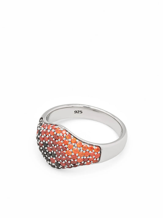 mini Sunset cocktail ring