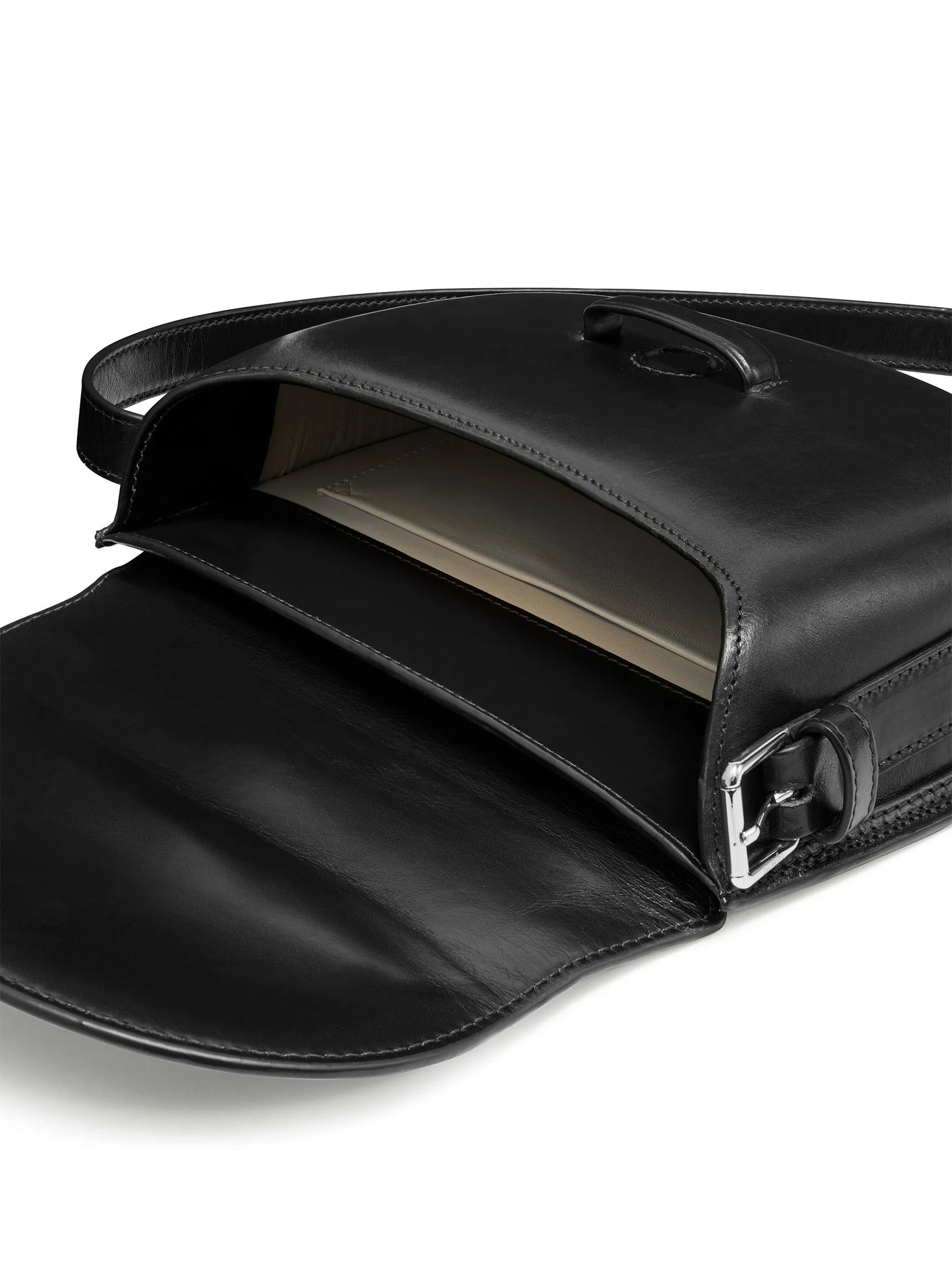 Cartridge leather shoulder bag