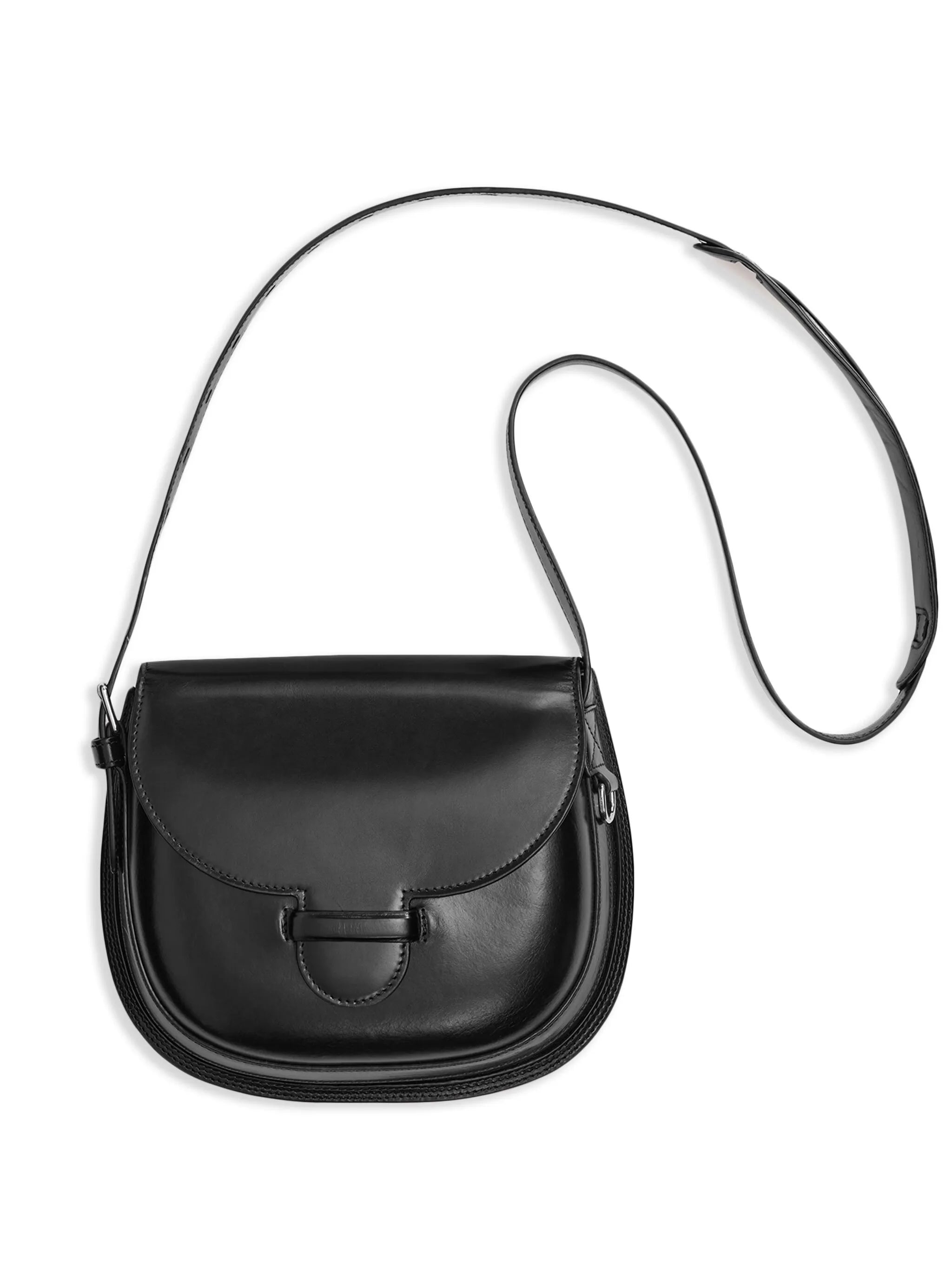 Cartridge leather shoulder bag