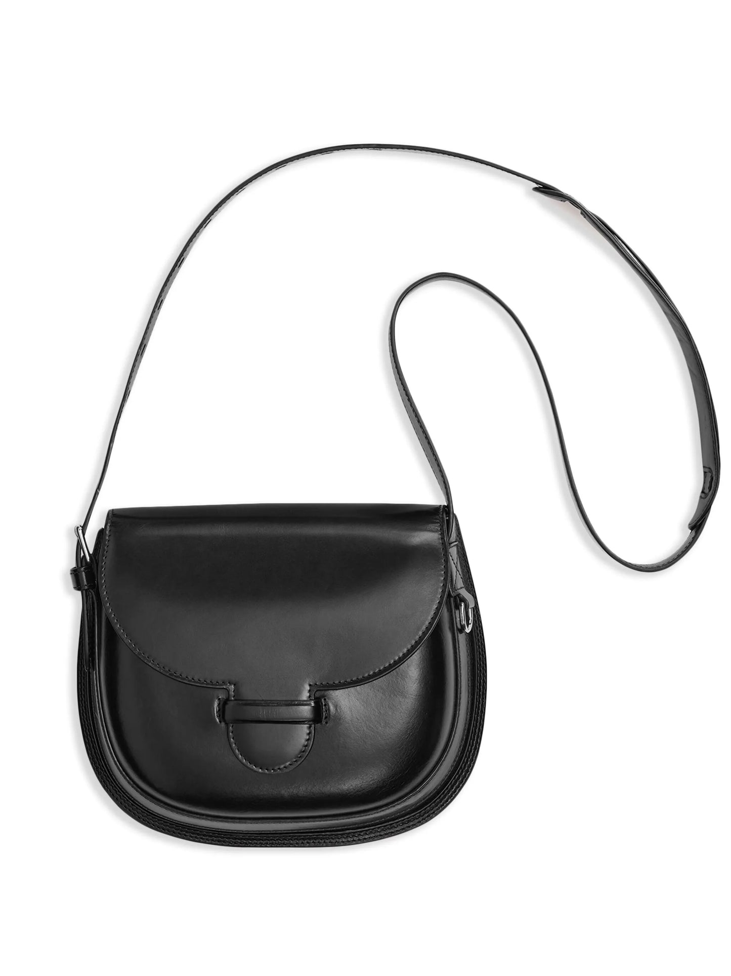 Cartridge leather shoulder bag