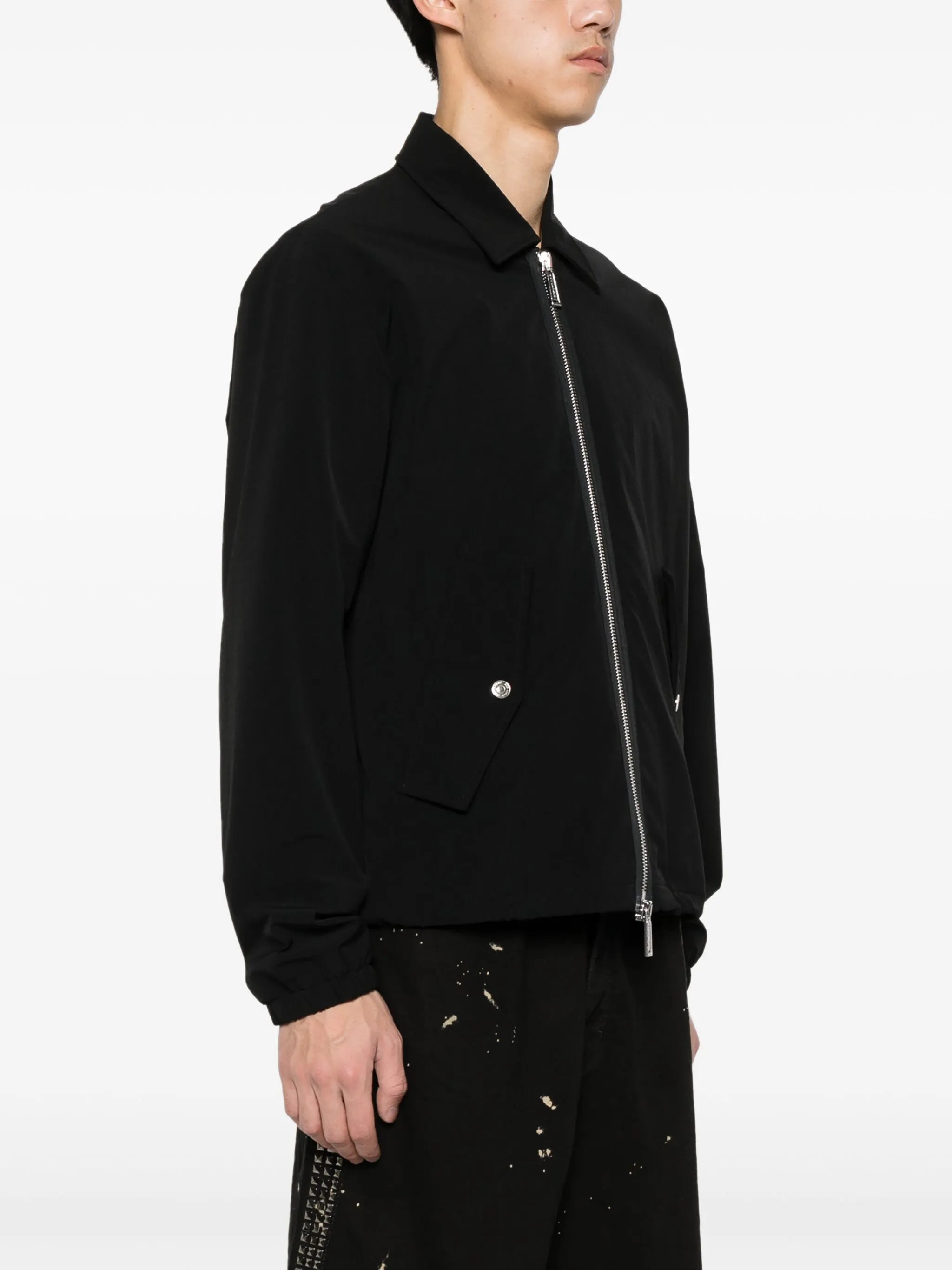classic-collar padded jacket