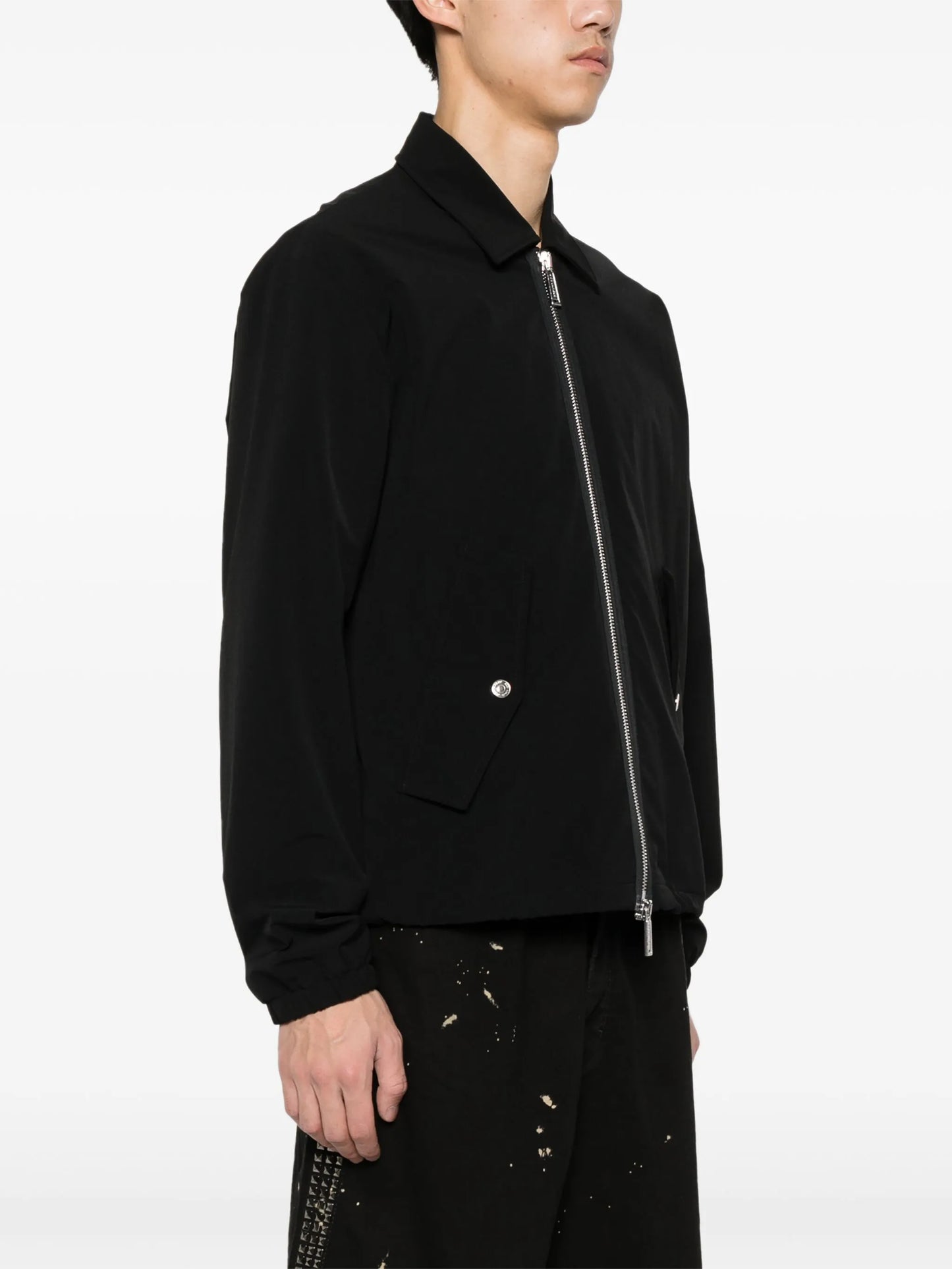 classic-collar padded jacket