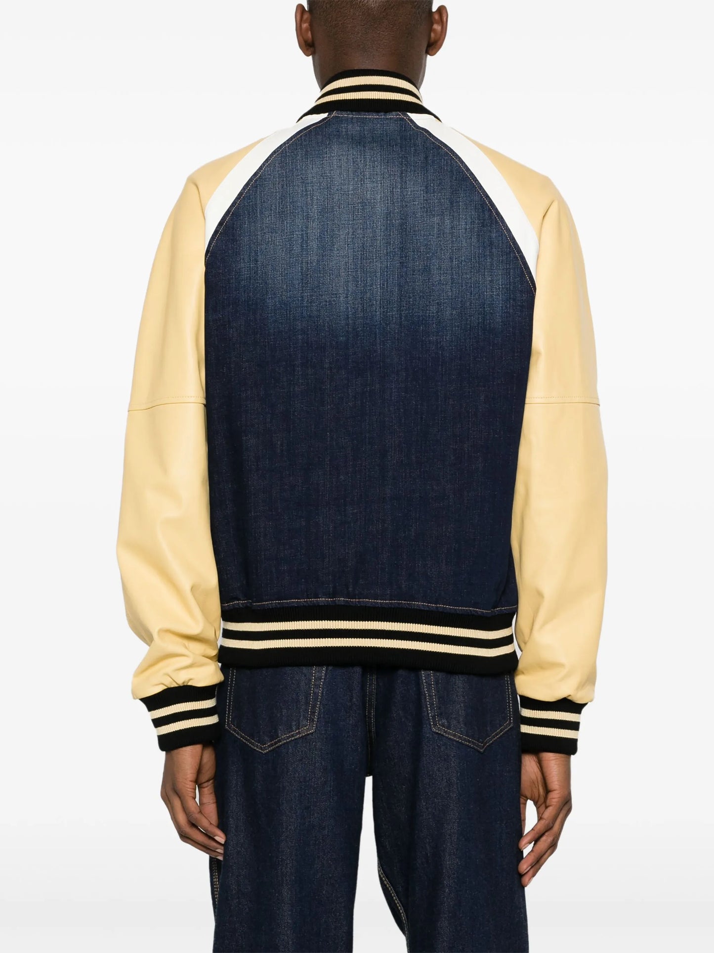 Street College panelled bomber jacket