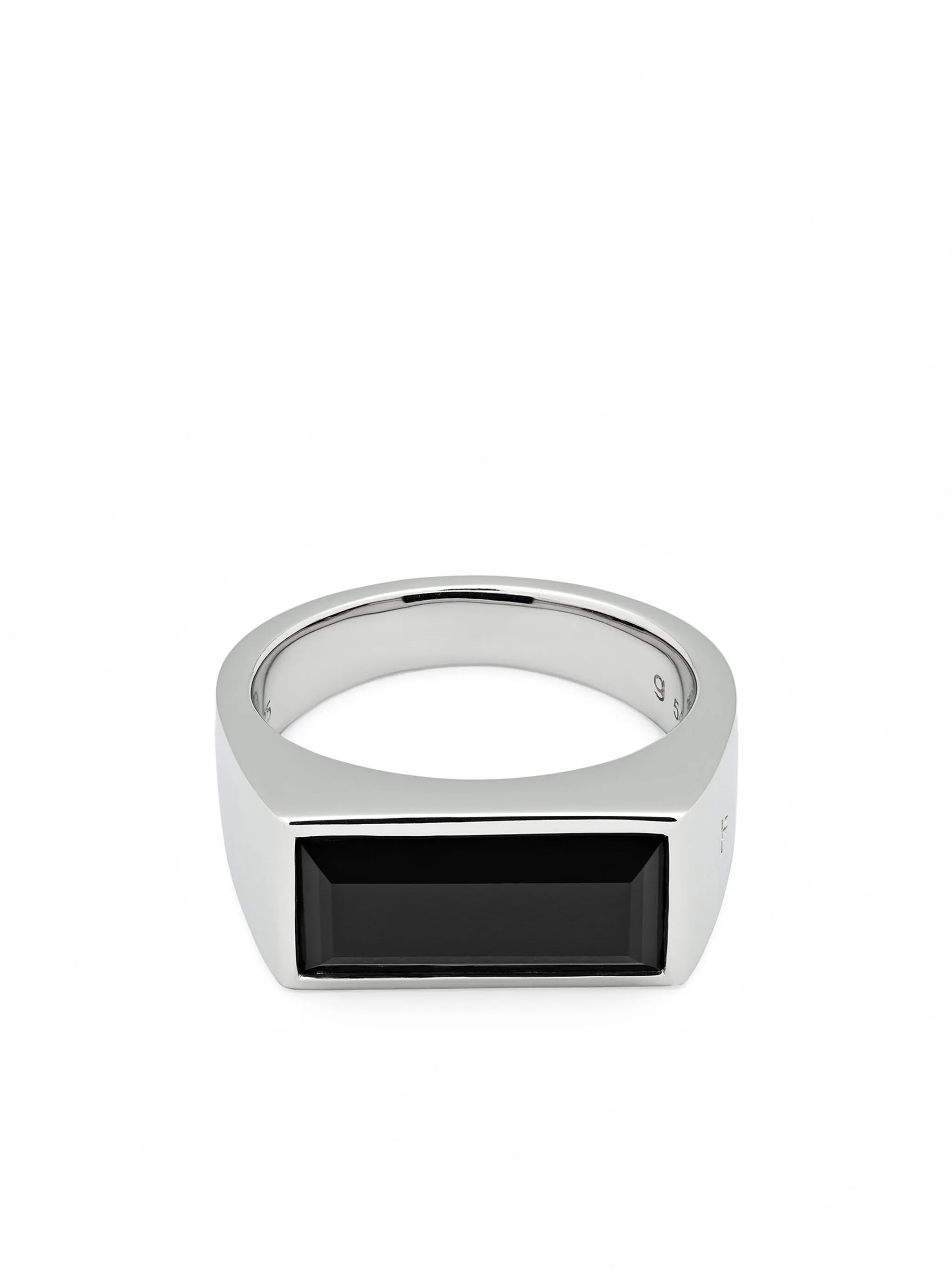onyx stone peaky ring