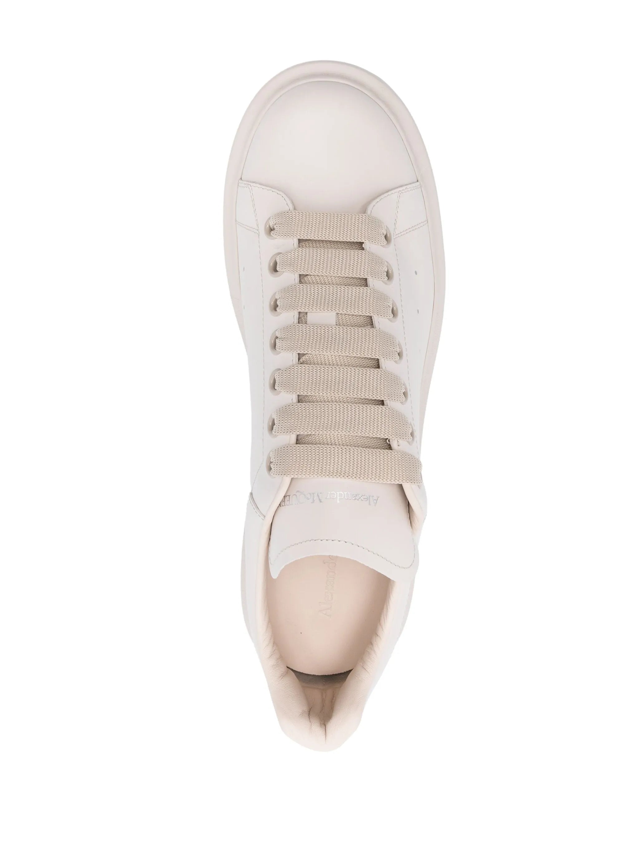 Oversized leather sneakers
