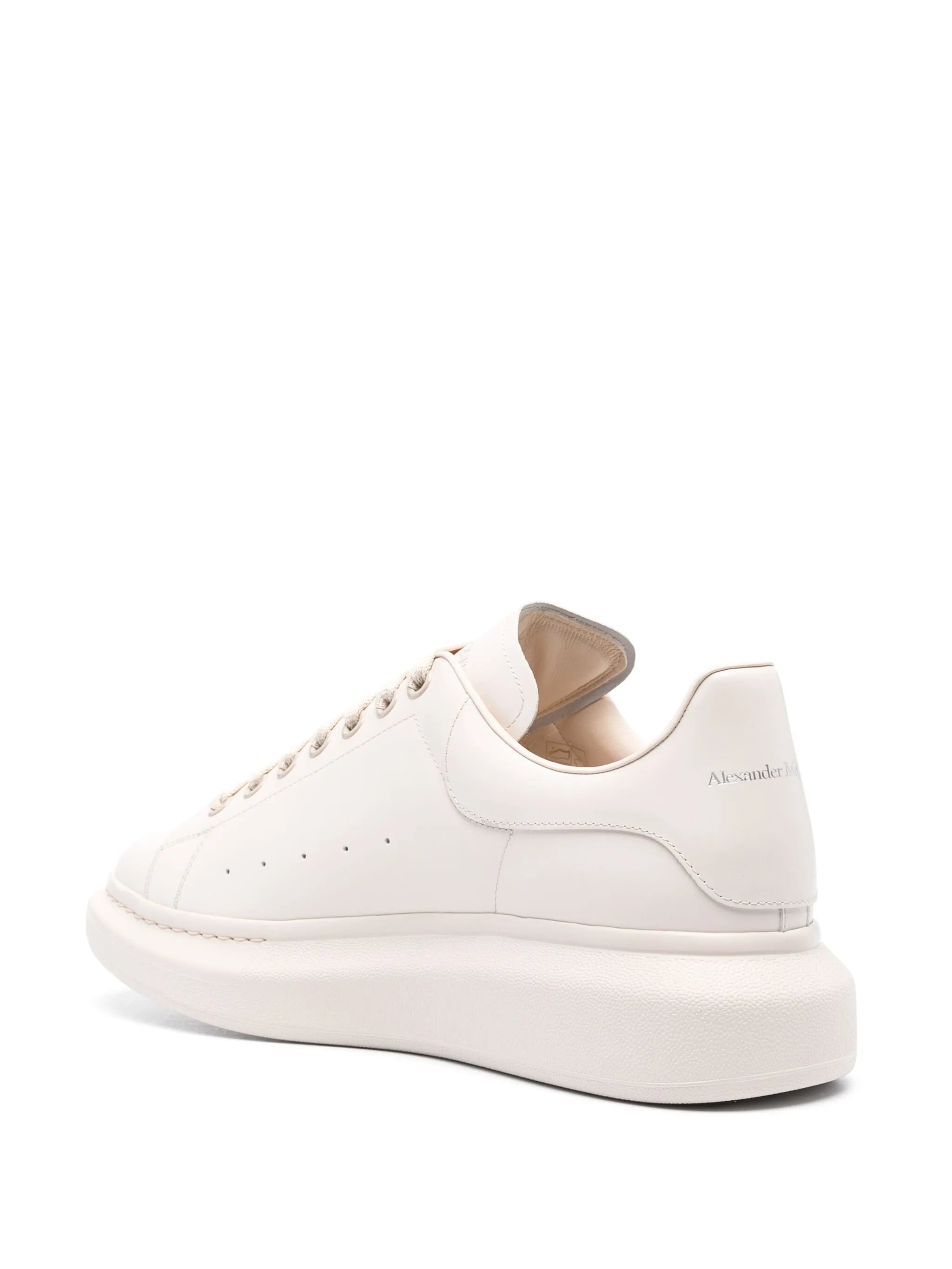 Oversized leather sneakers