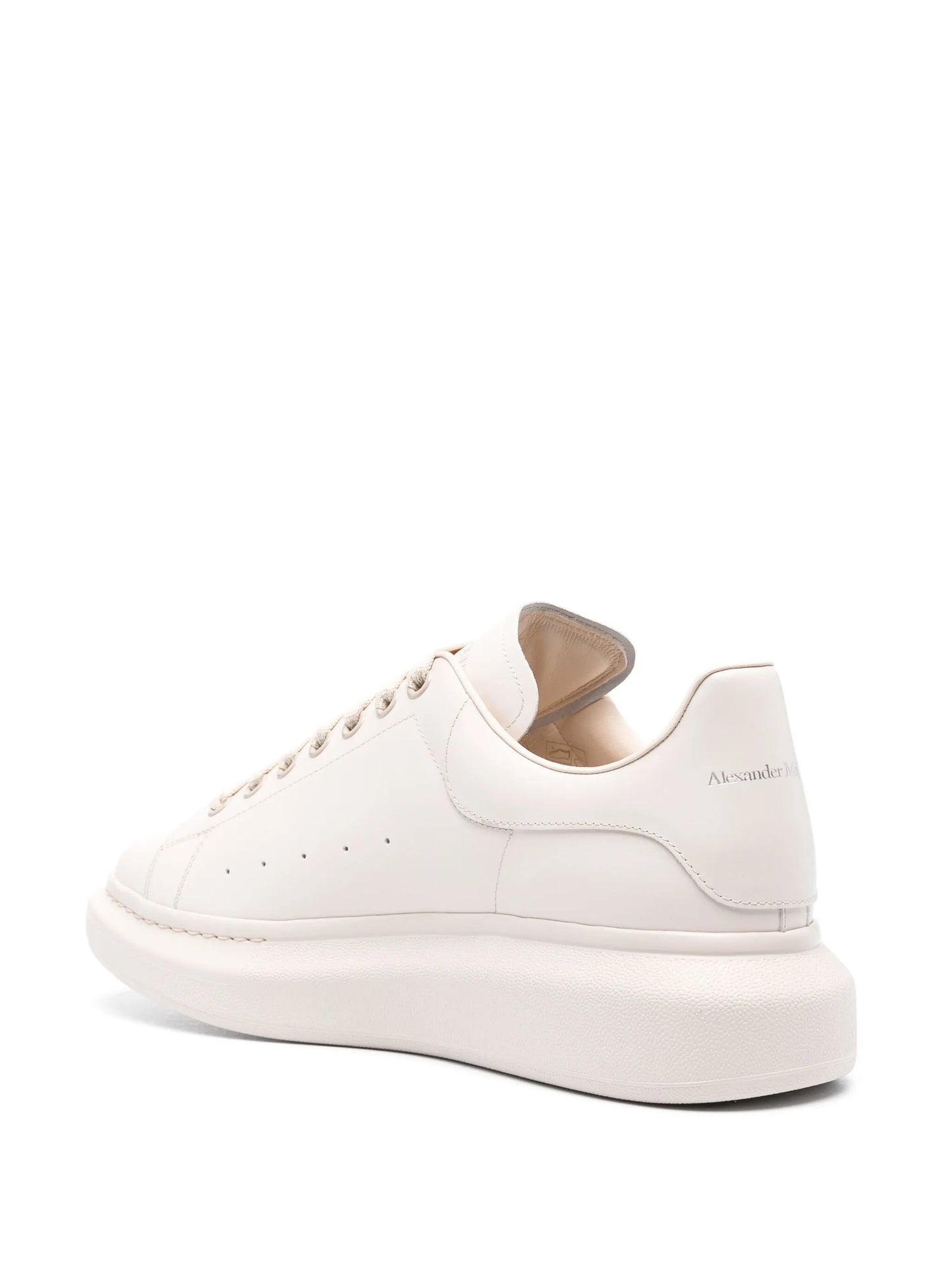 Oversized leather sneakers