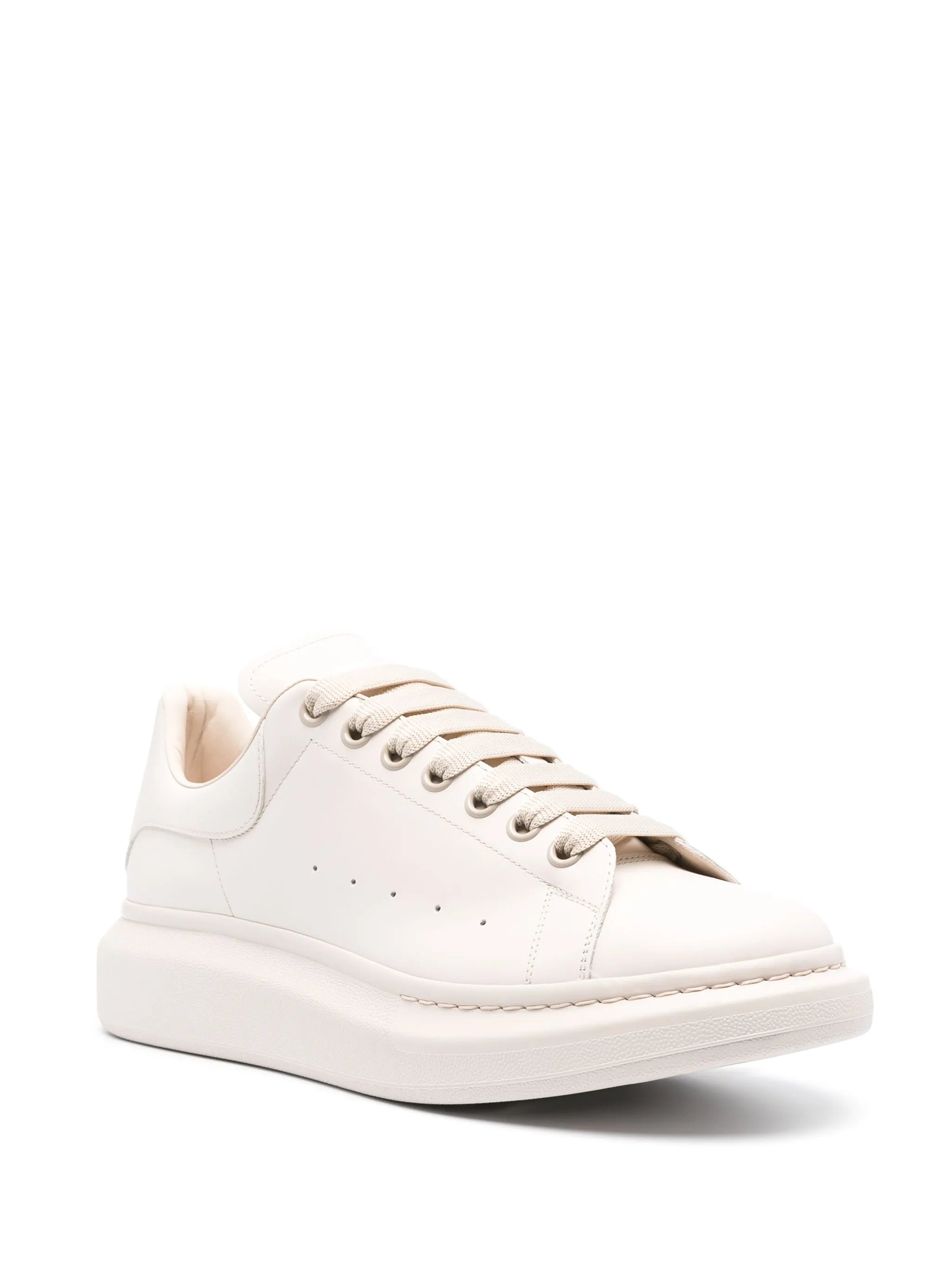Oversized leather sneakers