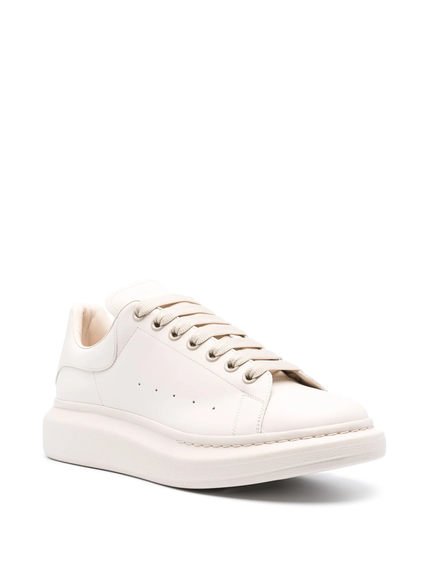 Oversized leather sneakers