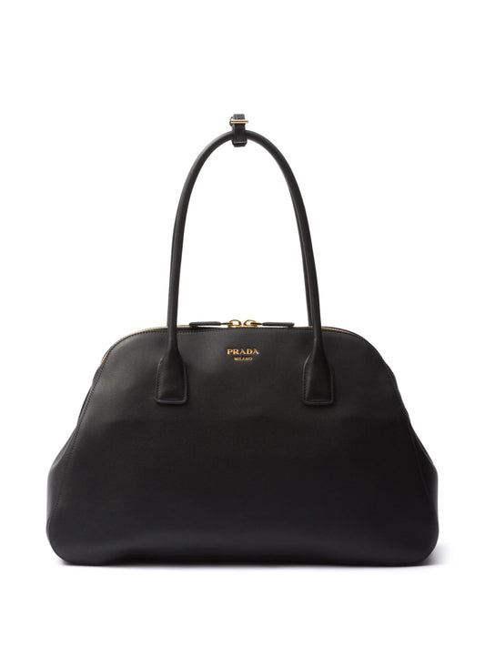 large leather tote bag