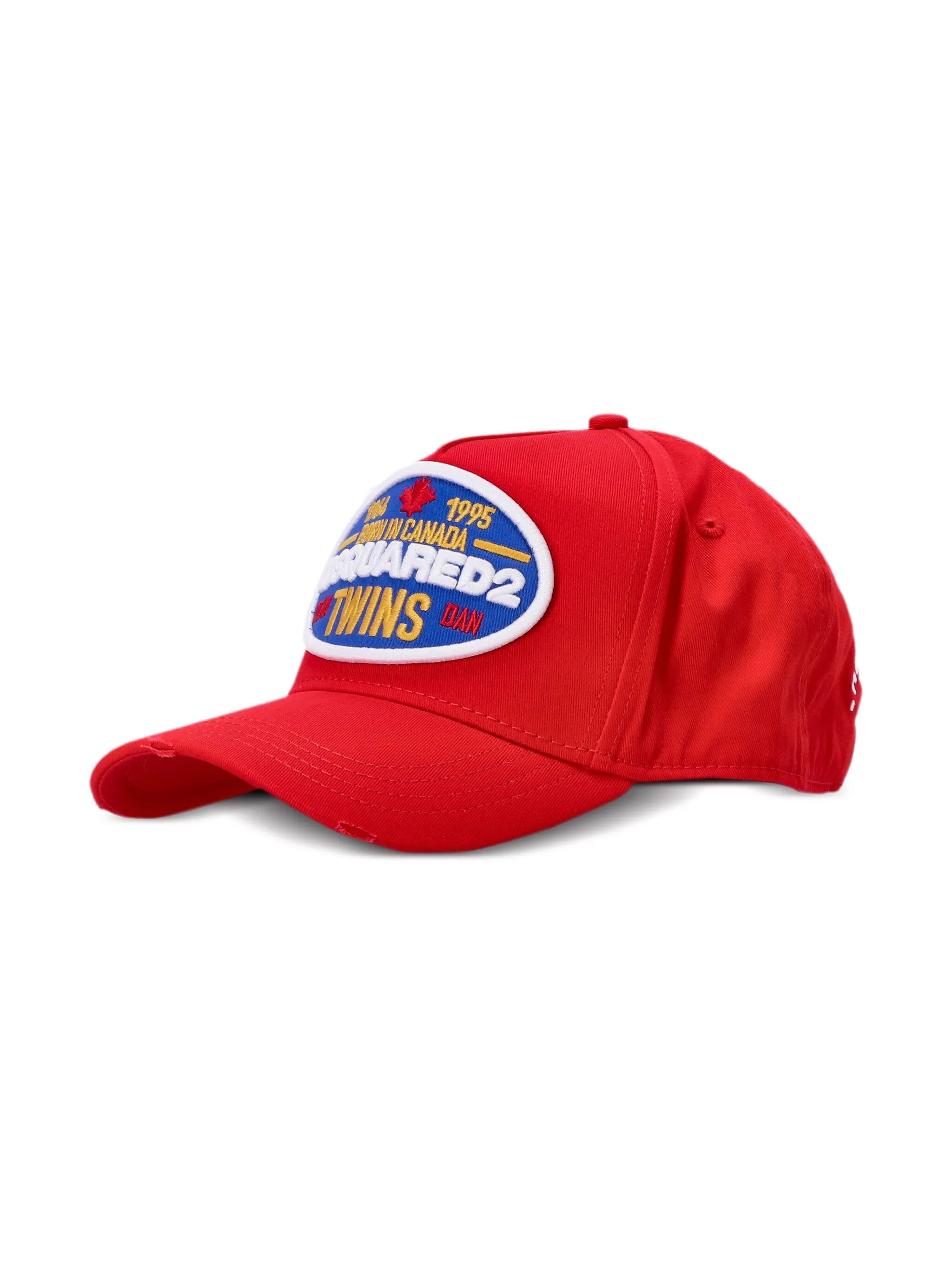 logo-appliqué cotton baseball cap
