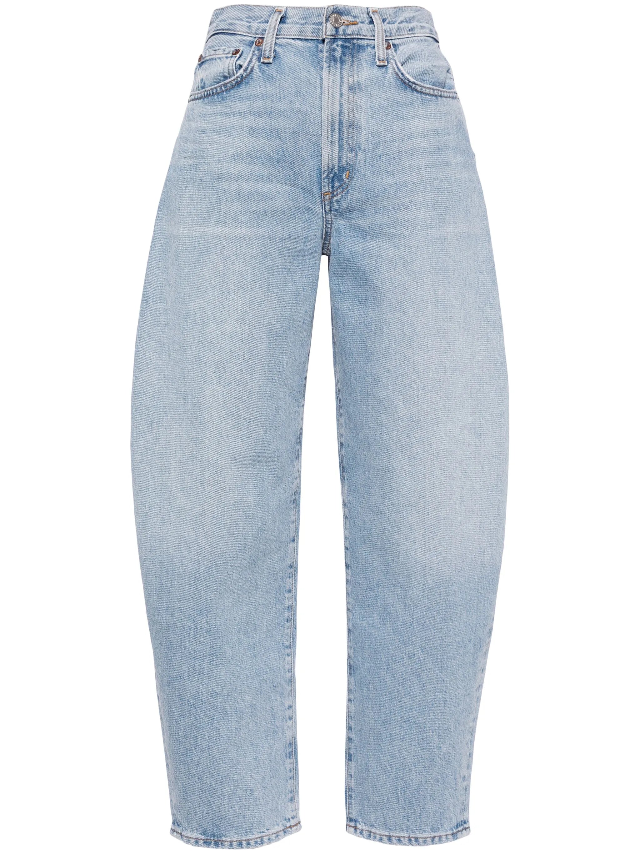 Balloon high-rise jeans