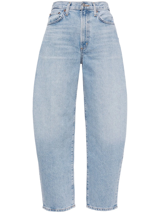 Balloon high-rise jeans