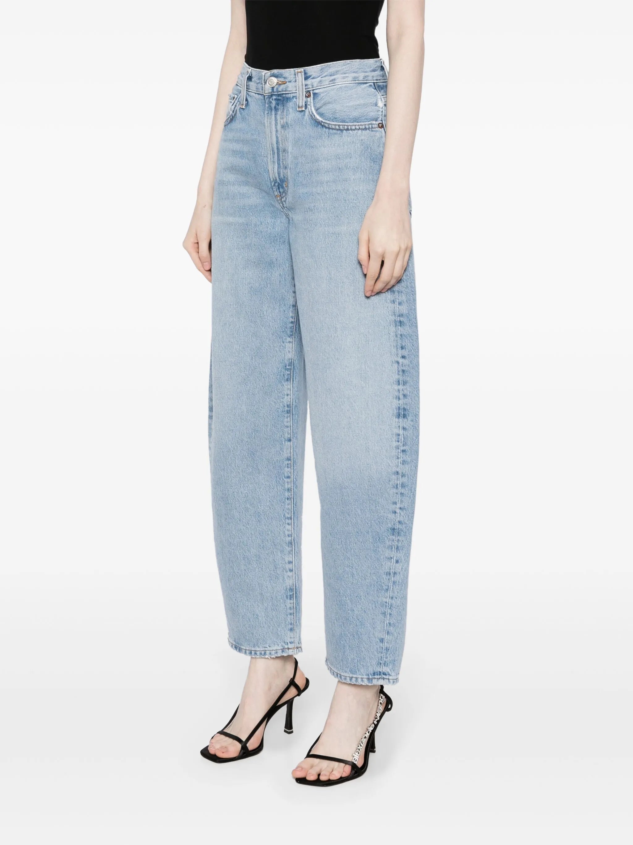 Balloon high-rise jeans
