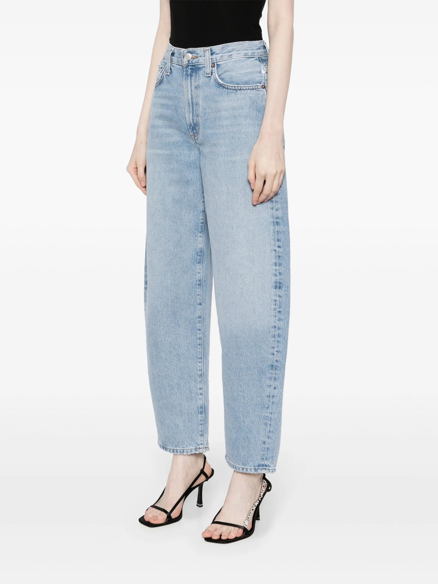 Balloon high-rise jeans